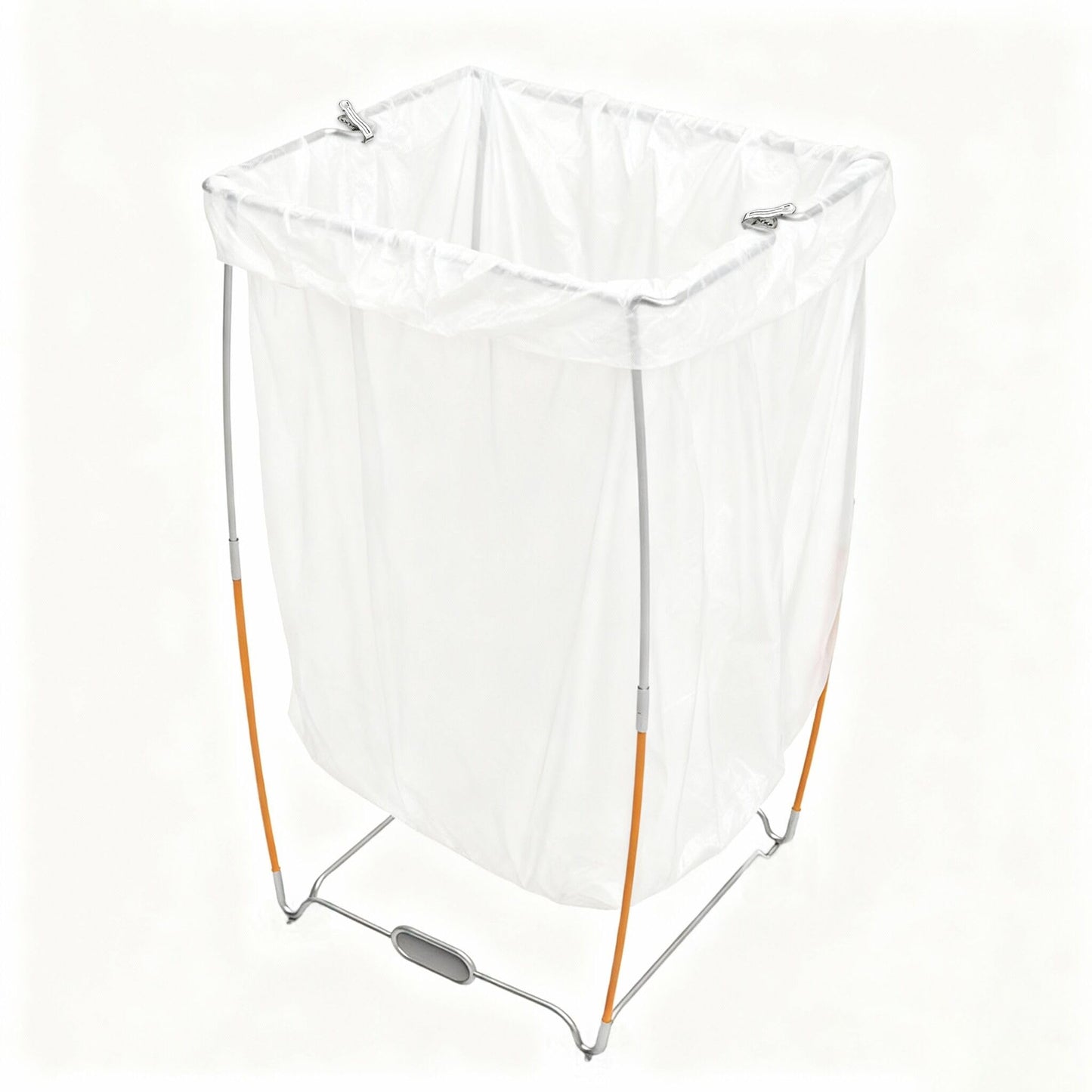 1pcs Metal Garbage Bag Holder, Collapsible Trash Bag Holder Frame Holds 30-45 Gallons, Multi-Use Outdoor Leaf Bag Holder for Camping, Party, Yard, Lawn Weeding