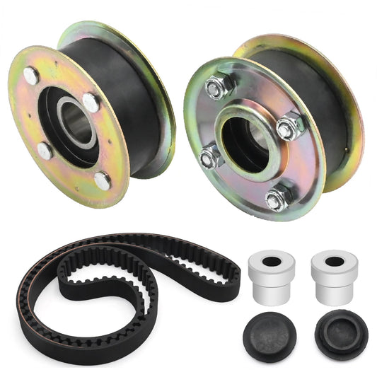 Anxingo 131-4529 Idler Pulley and Belt Kit Replacement for Exmark ECS180 CKA30000 Replacement for Toro 22205TE Lawn Mower Replaces 125-2532 131-4506 121-5763