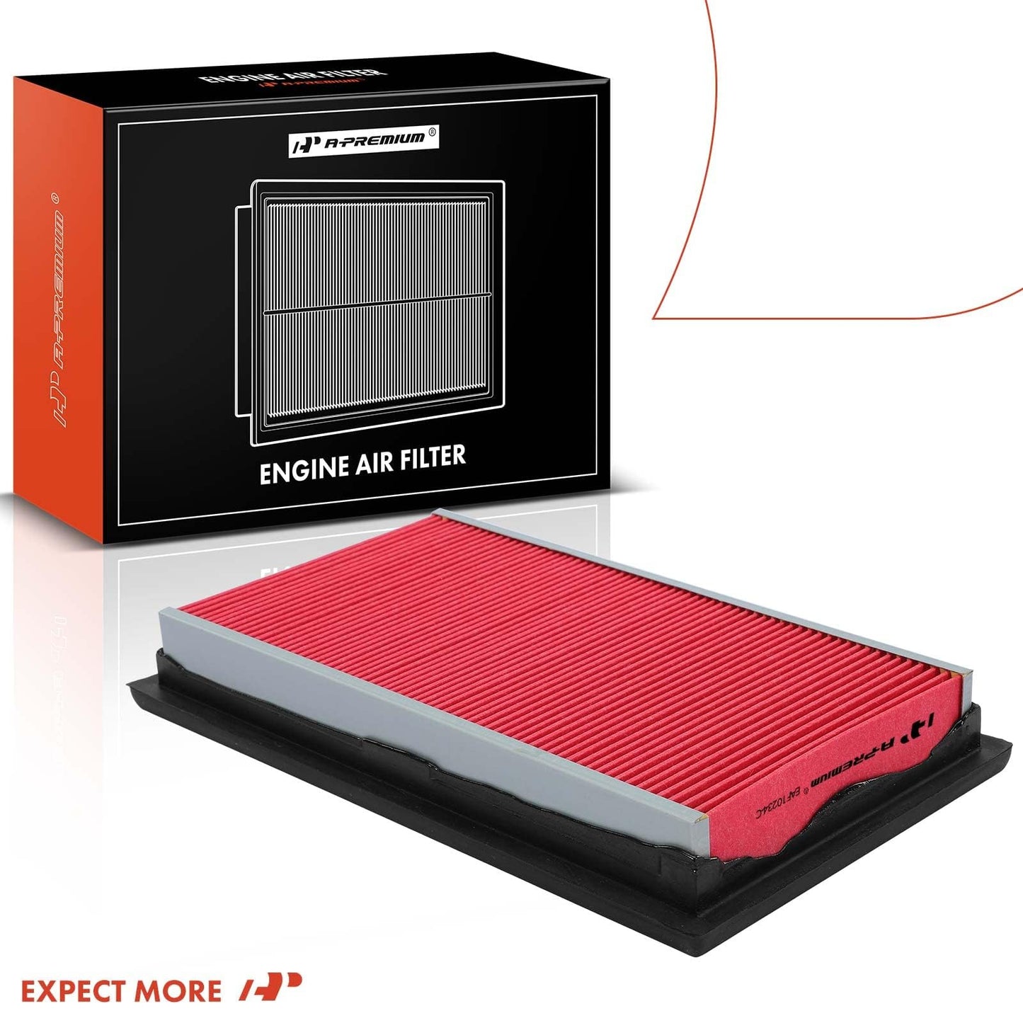 A-Premium 2-PC Engine Air Filter Compatible with Infinit Q50 & Nissan Cube, NV200, Versa, 2007-2021, 3.5L 3.7L, Flexible Panel, Replace# 16546-ED500