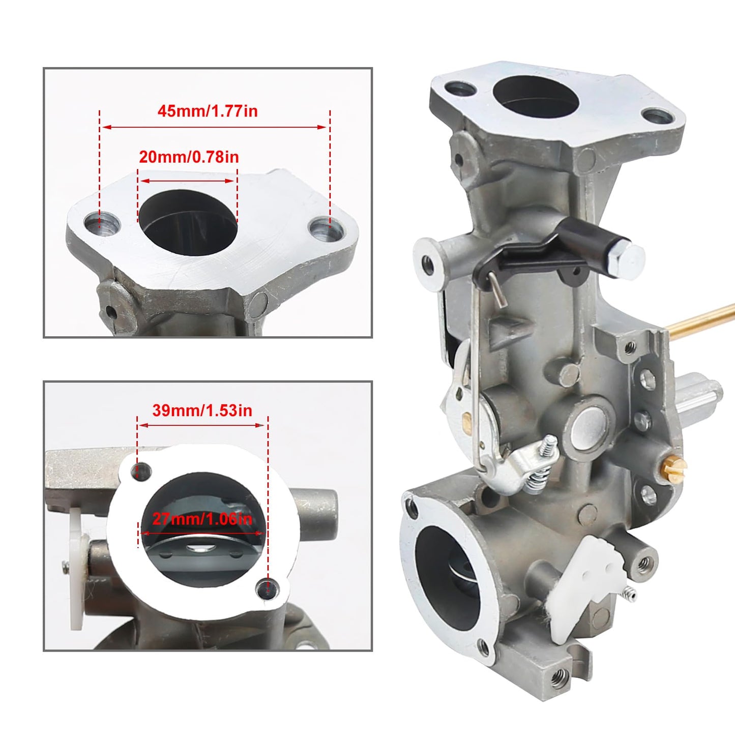 SYOWADA 498298 Carburetor Carb Kit Replacement for BS 5HP 5.5HP Engine 135202 130202 692784 495951 492611 490533 495426 91202