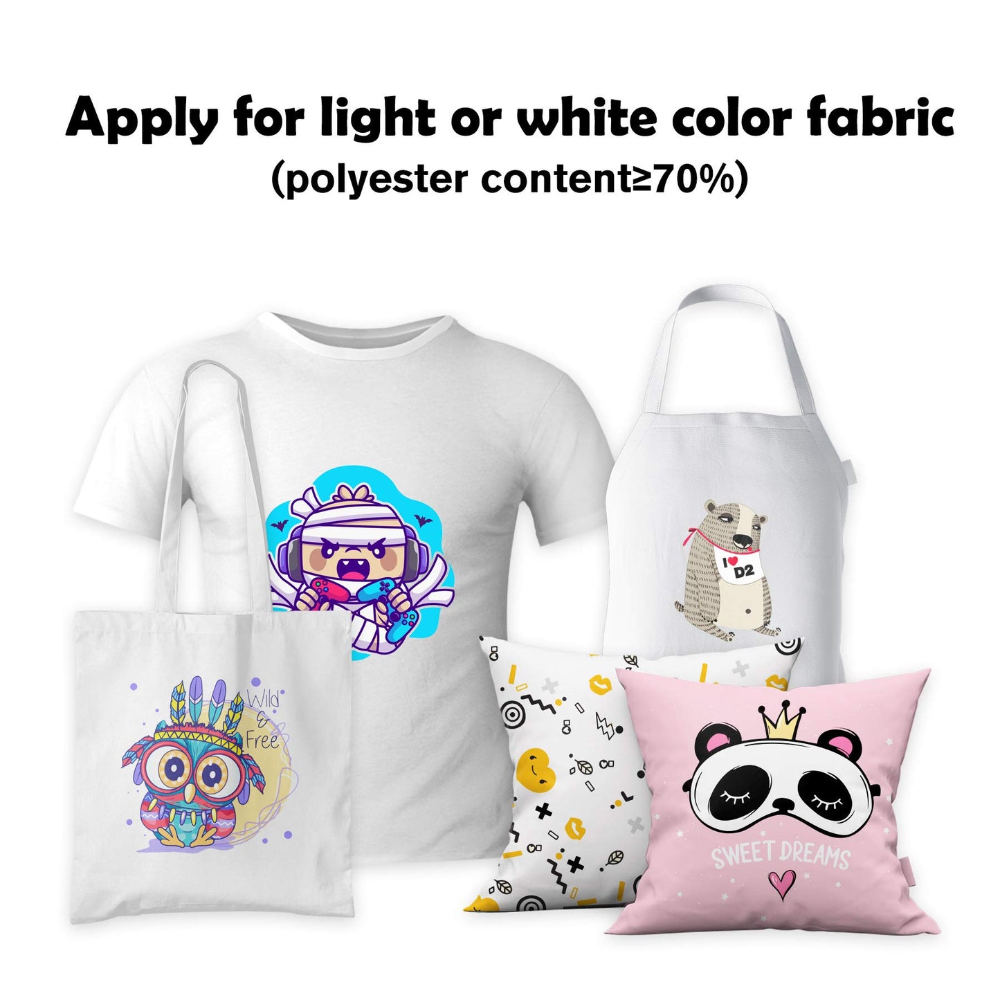 A-SUB Sublimation Paper 11x17 Inch for DIY Unique Christmas Gifts Compatible with Inkjet Printer which Match Sublimation Ink 100 Sheets