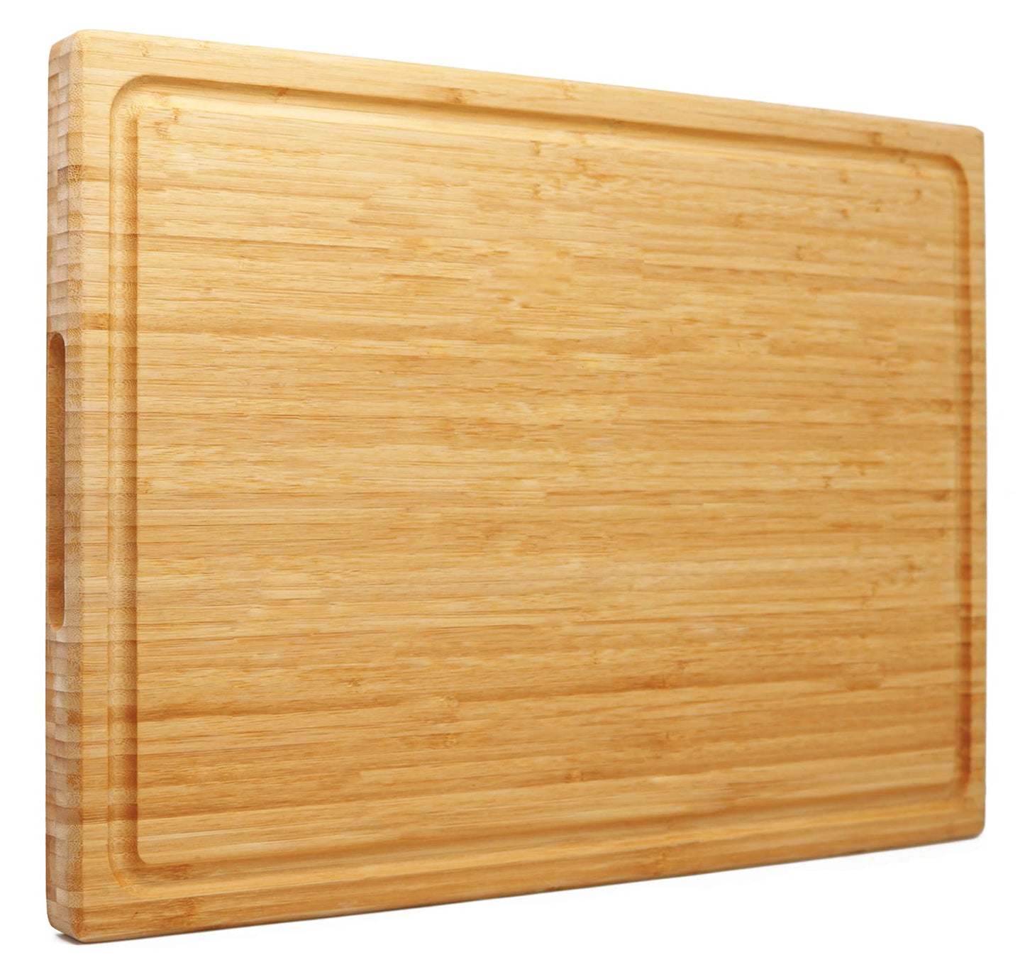 Utoplike Extra Large XXXL Bamboo Cutting Board 24'' x16''(60cm x 40cm), Largest Wooden Butcher Block for Turkey, Meat, Vegetables, BBQ, Chopping Board with Handle and Juice Groove