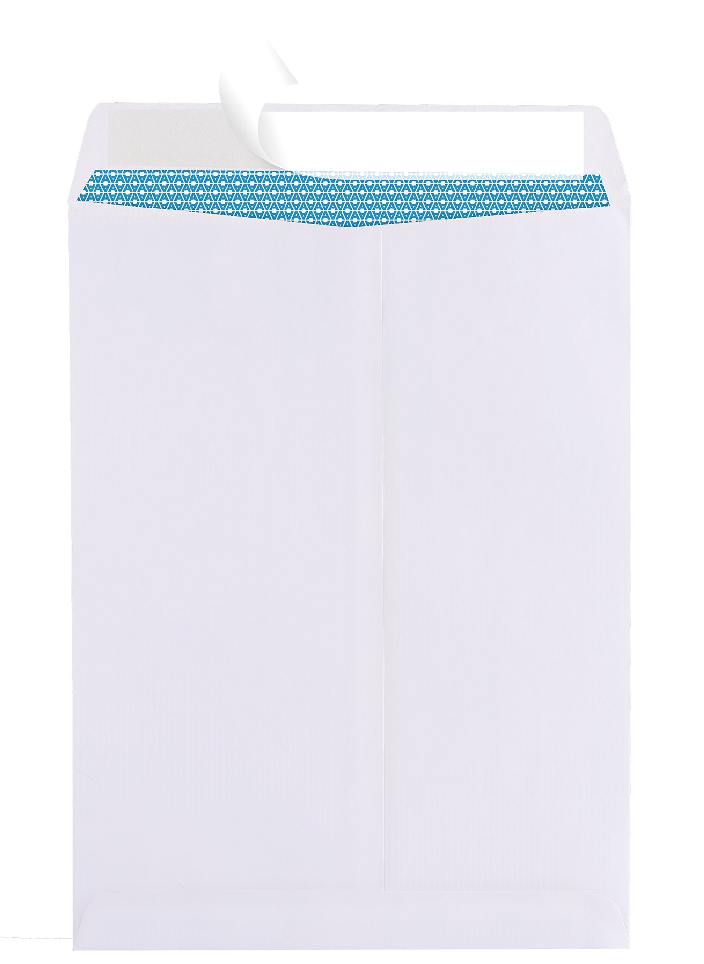 Aimoh 100 9 x 12 SELF Seal Security White Catalog Envelopes - 28lb - Security Tinted, Ultra Strong Quick-Seal, 9x12 inch (38100)