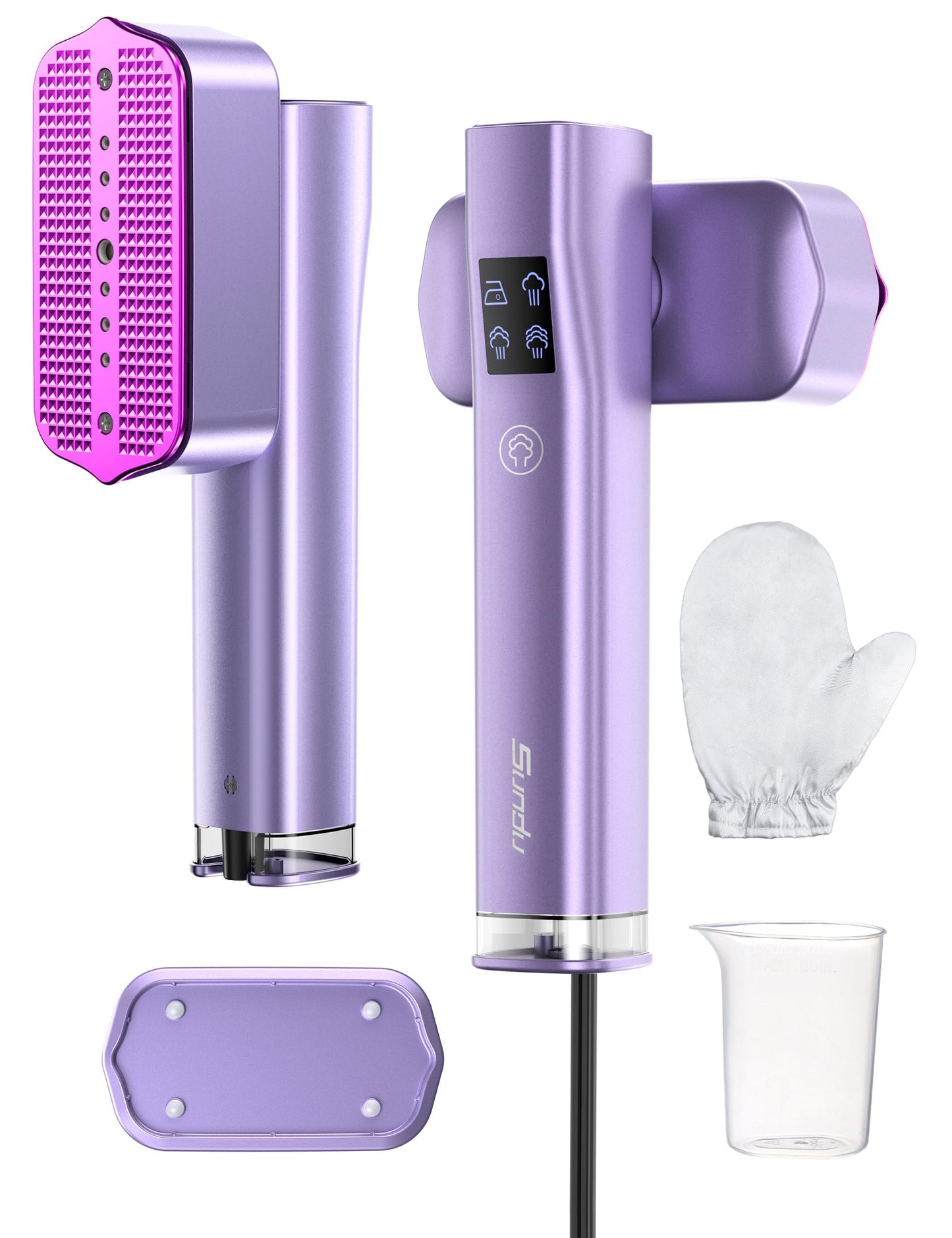 Steamer for Clothes,Sundu Portable 2 In 1Handheld Garment Steamer,15s Fast Heat-up,100ml Water Tank,Steamer Ironing Gloves,20 Minutes of Continuous Ironing Removes Wrinkle for Home,Office and Travel