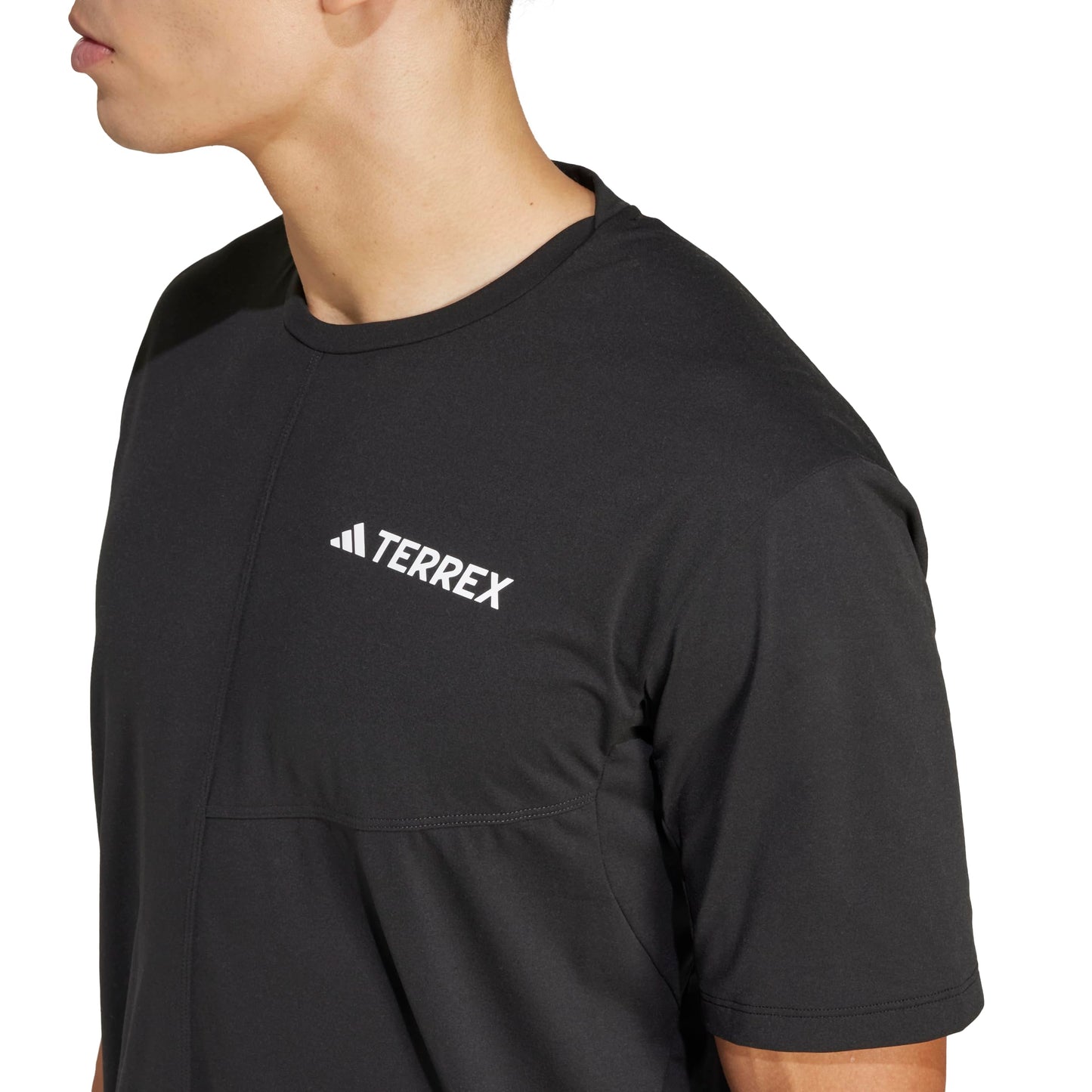 adidas Mens Terrex Multi Hiking T-Shirt,Black,Medium