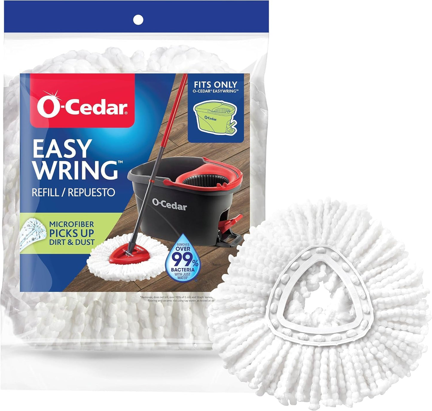 O-Cedar EasyWring Spin Mop Refill (Pack of 6)