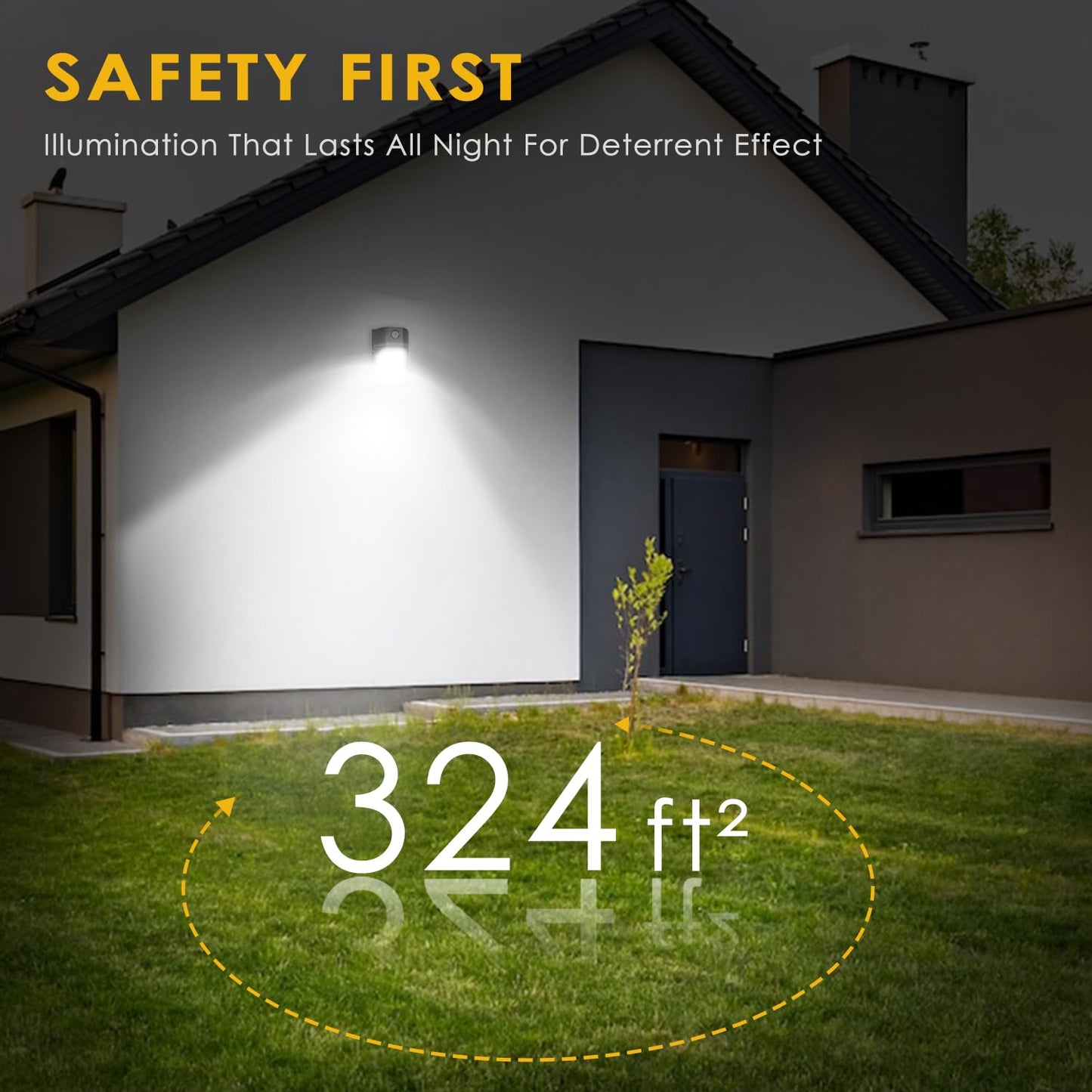 30W LED Wall Pack Light with Dusk to Dawn Sensor, 3600LM, 5000K Daylight, 120Vac Led Porch Lights, IP65 Waterproof Outdoor Security Lighting for Garage Warehouse Garden, ETL Certified, 4 Pack