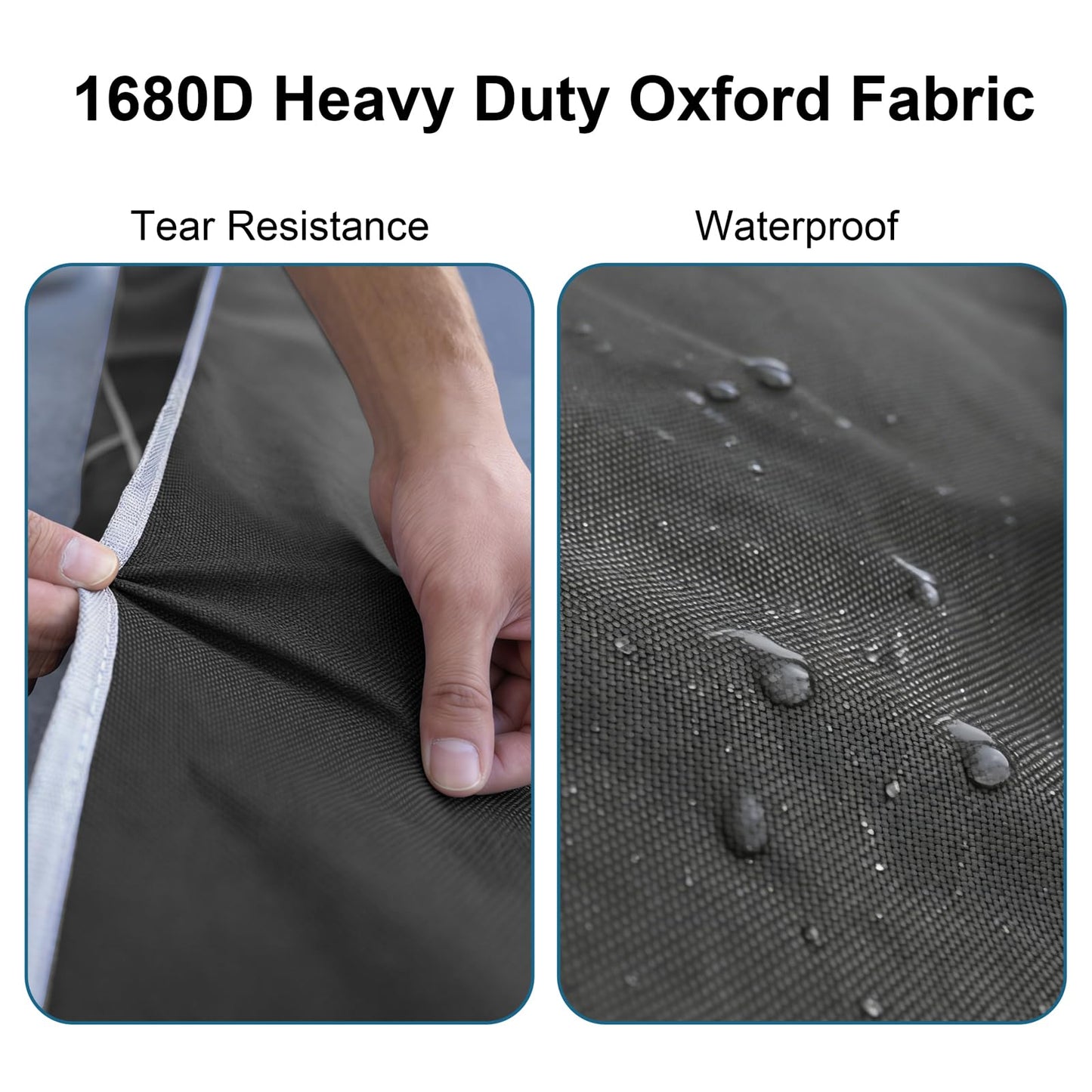 KAMPKEEPER Canopy Bag Replacement, Wheeled Tent Storage Bags for 10x10 Pop Up Shelters and Canopy Tents, 1680D Waterproof Oxford Fabric Replacement Parts (Black, 62.5inch)
