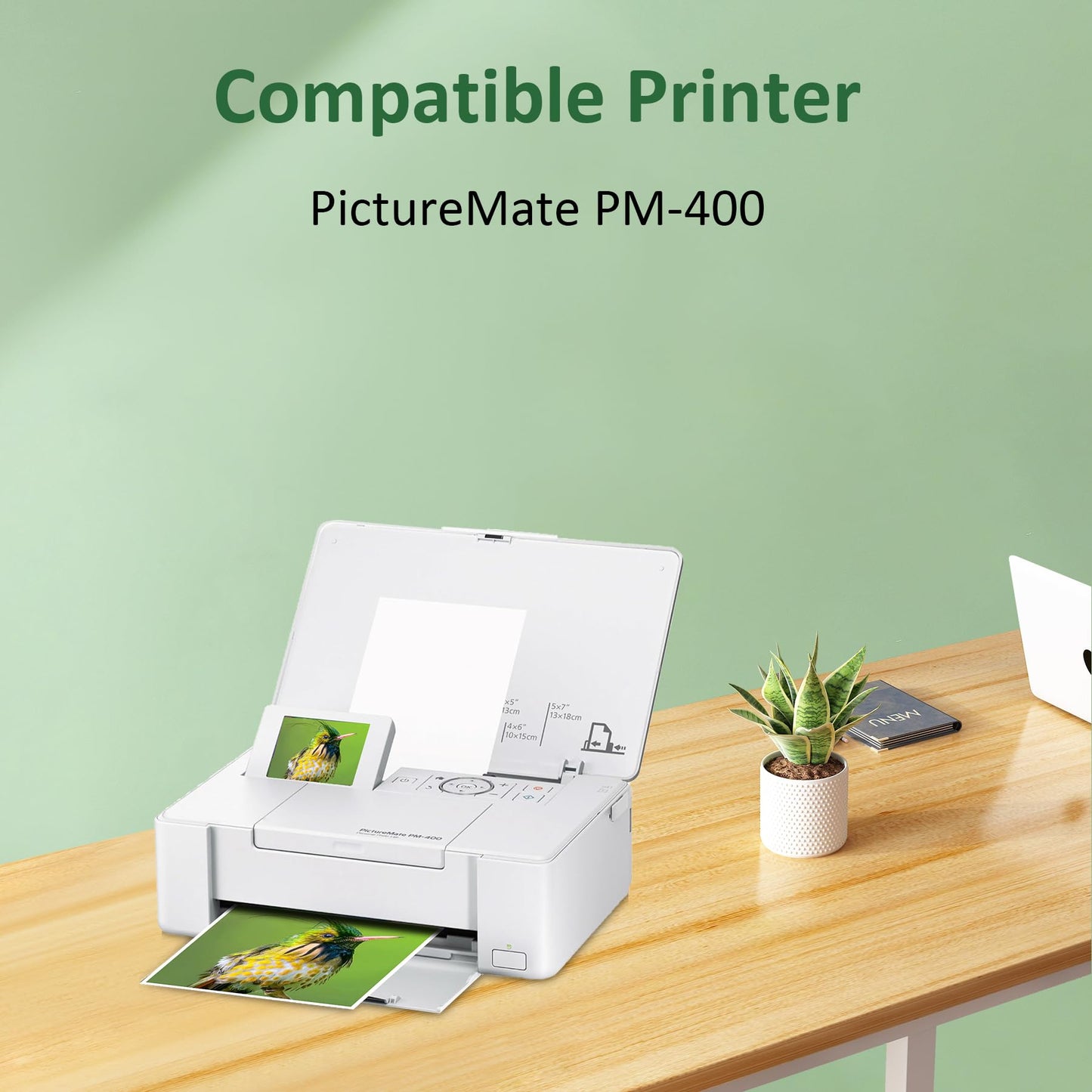 Remanufactured T320 Ink Cartridges for PictureMate PM-400 Printer PM 400 Photo Printer, 2 Black