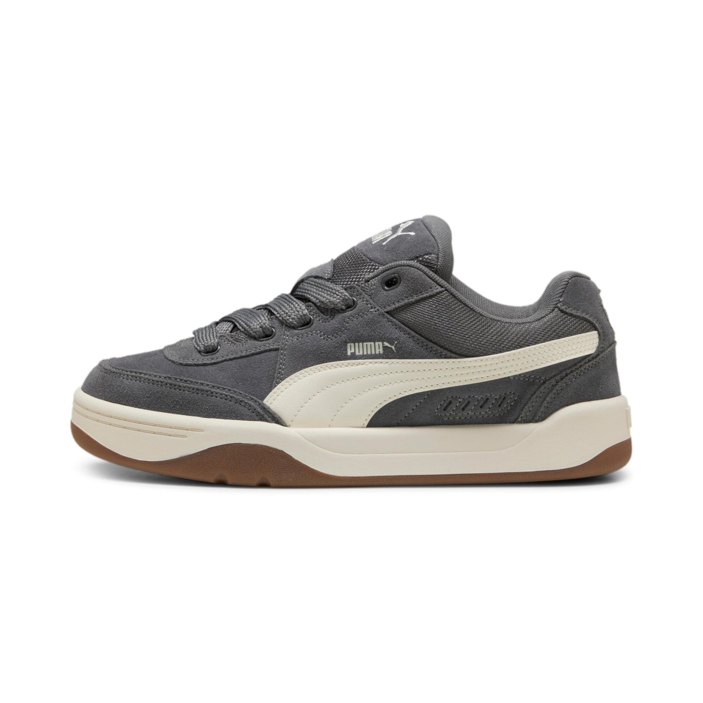 PUMA Men's Park Lifestyle SK8 Shoes, Cool Dark Gray-Frosted Ivory, 10.5, Cool Dark Gray-Frosted Ivory, 8