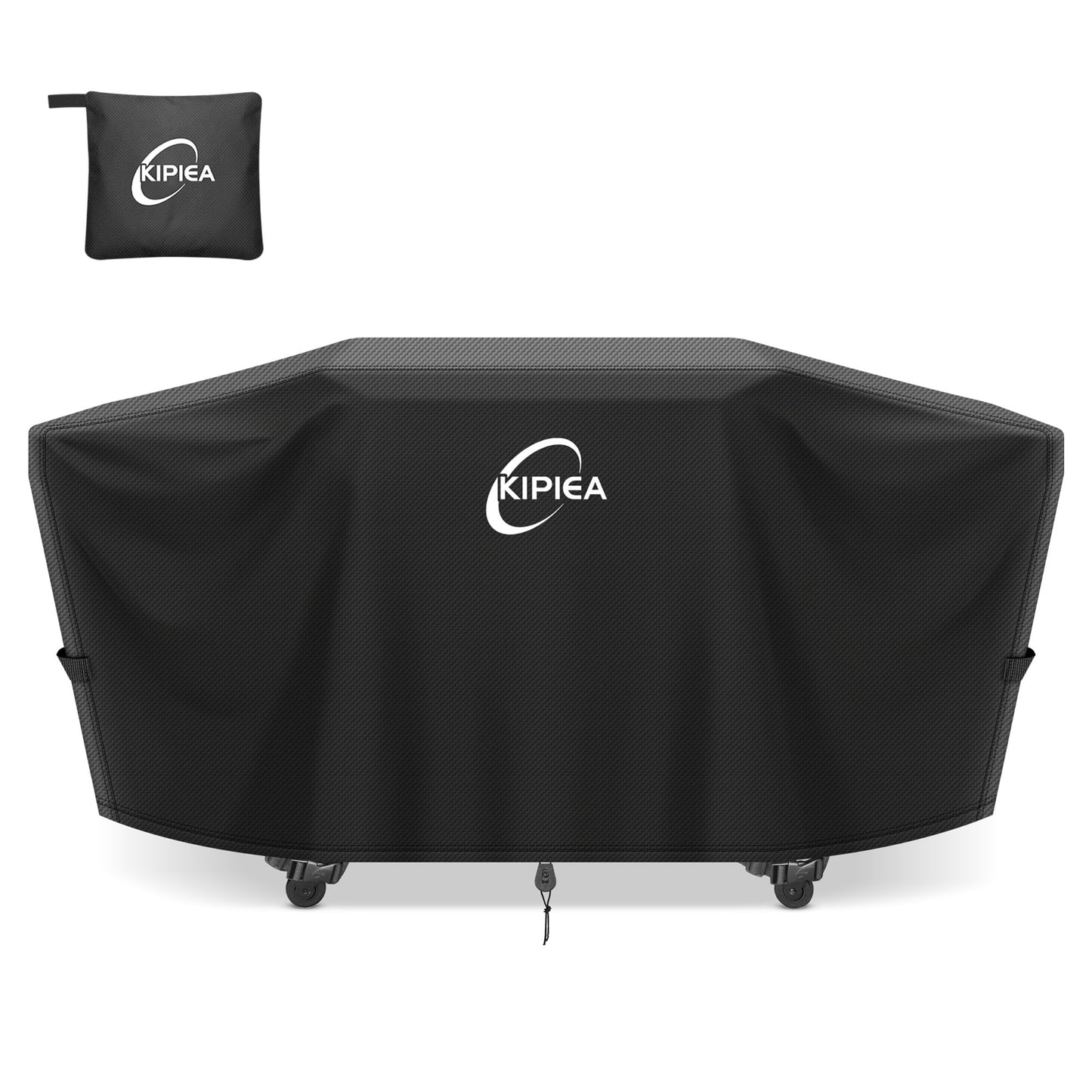 Kipiea Heavy Duty Grill Cover for Traeger Flatrock 3 Zone, 500D Oxford Fabric Wood Pellet Smoker Covers Waterproof & Windproof, Pellet BBQ Grill Cover for Outside Anti-UV, No Tear, No Fading