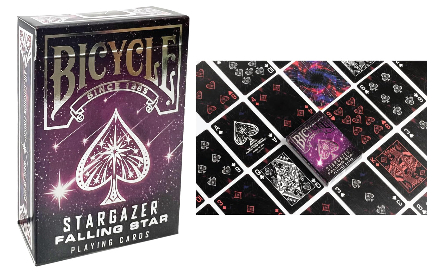 Bicycle Playing Cards, Stargazer Series 6-Deck Collector's Bundle | New Moon, Observatory, Nebula, Falling Star Stargazers 201 & Stargazer 202 Playing Cards