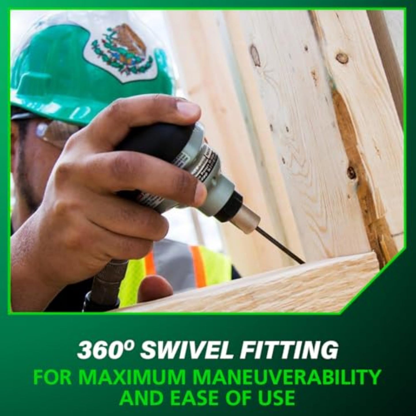 Metabo HPT Palm Nailer | Pro Preferred Brand of Pneumatic Nailers | Over-Molded Rubber Grip | 360 Degree Swivel Fitting | Magnetic Nose | Ideal for Tight Spaces | 5-Year Warranty | NH90AB