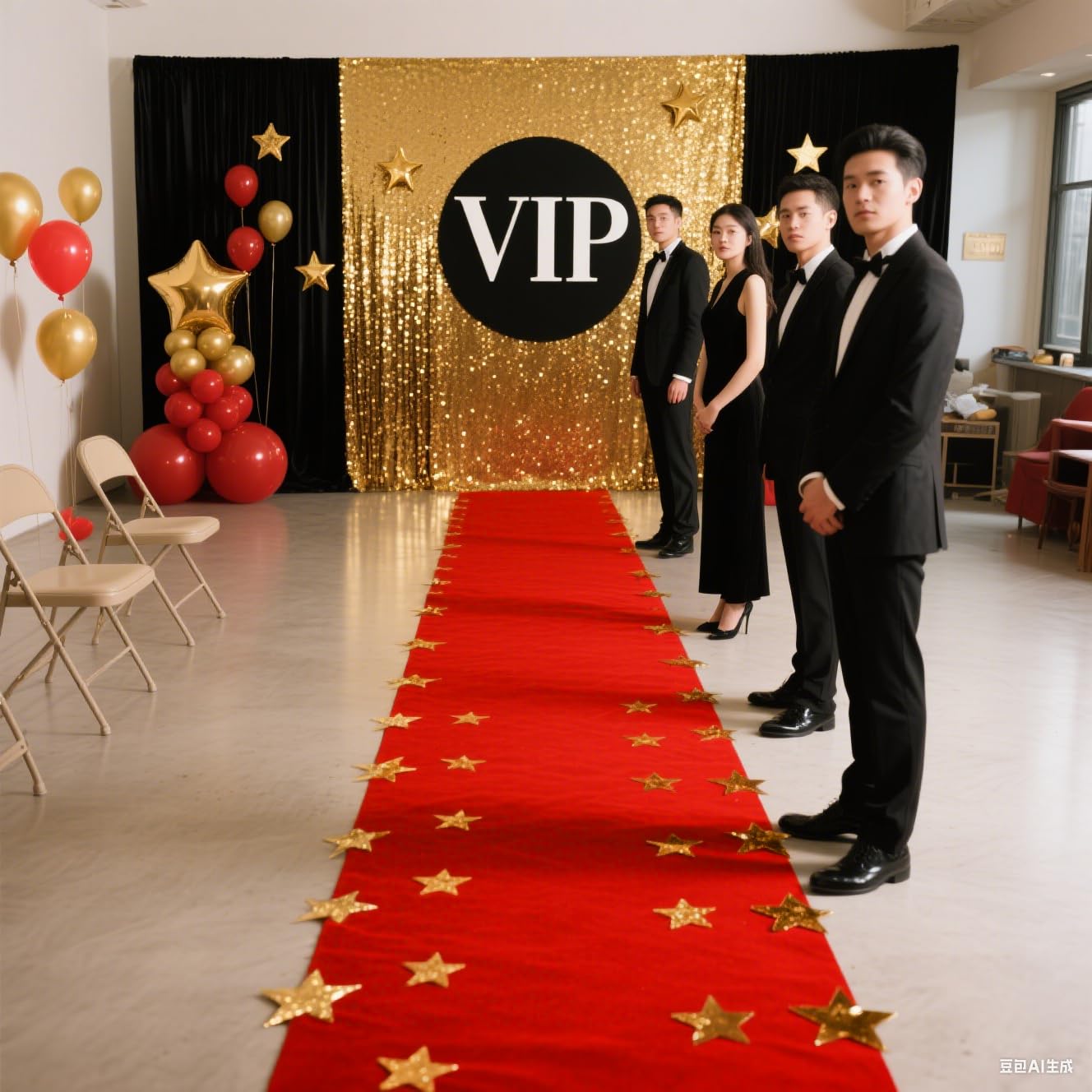 Thick 3x10Ft Red Carpet Runner for Party, Non-Slip TPR Backing Aisle Runway Rug Felt for Indoor&Outdoor,Occasions,Graduation,Birthdays & Special Events Decorations,Long Term use