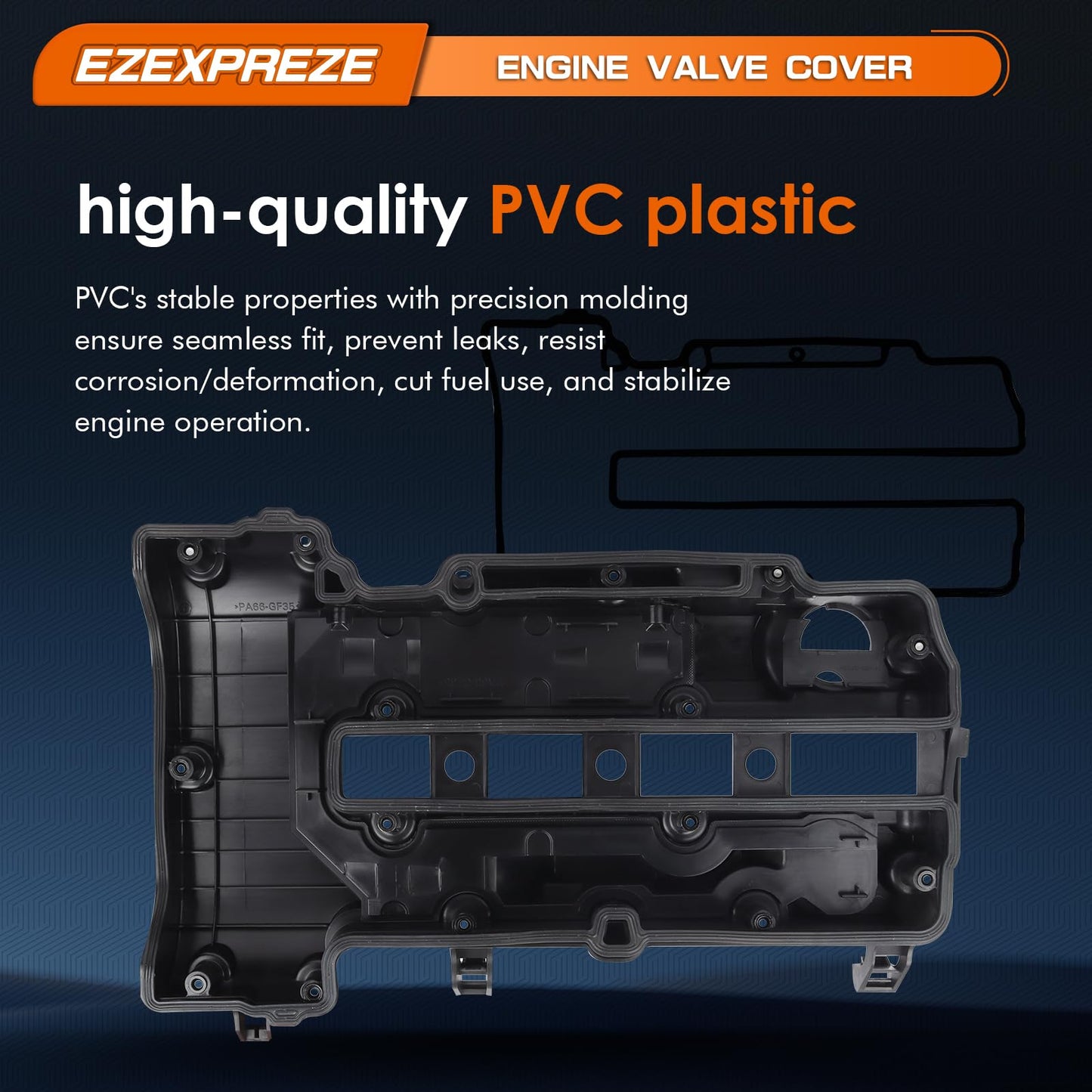 Ezexpreze Engine Valve Cover kit w/Gaskets & Bolts Compatible with 2011-2020 Chevrolet Chevy Cruze Sonic Volt Trax Buick Encore Cadilla.c ELR 1.4L L4 Replaces # 25198874 55573746 264-968