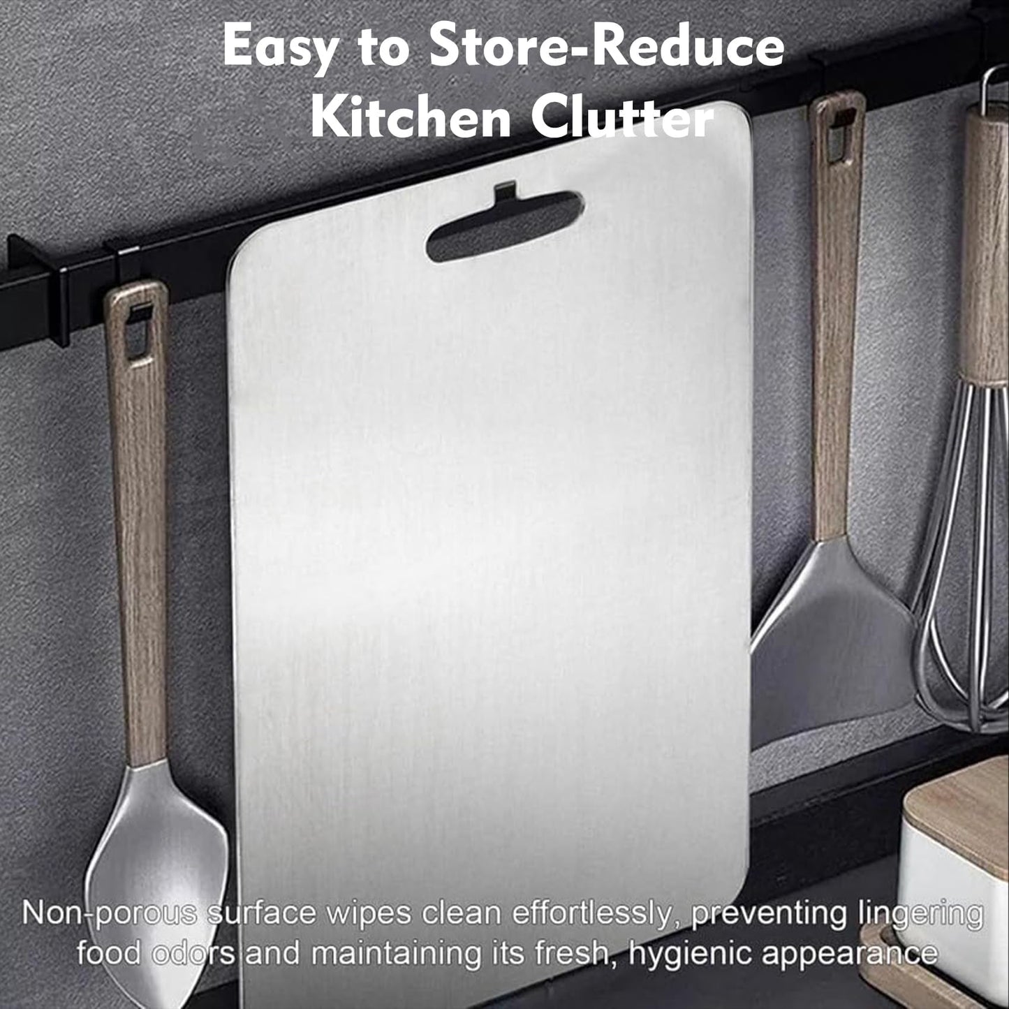 3 Pack Titanium Cutting Boards for Kitchen,Double Sided Titanium Cutting Mat (S+M+L)