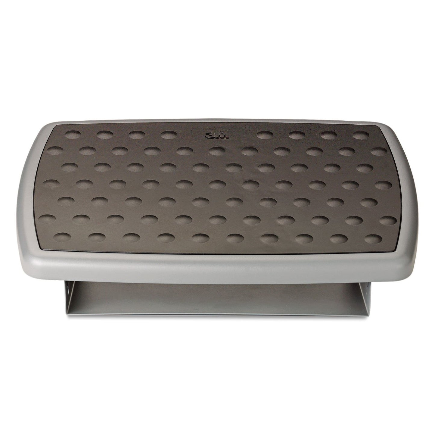 3M Foot Rest, Under Desk, 18" Wide Platform, Height and Tilt Adjustable, Contoured, Heavy Duty Steel Base