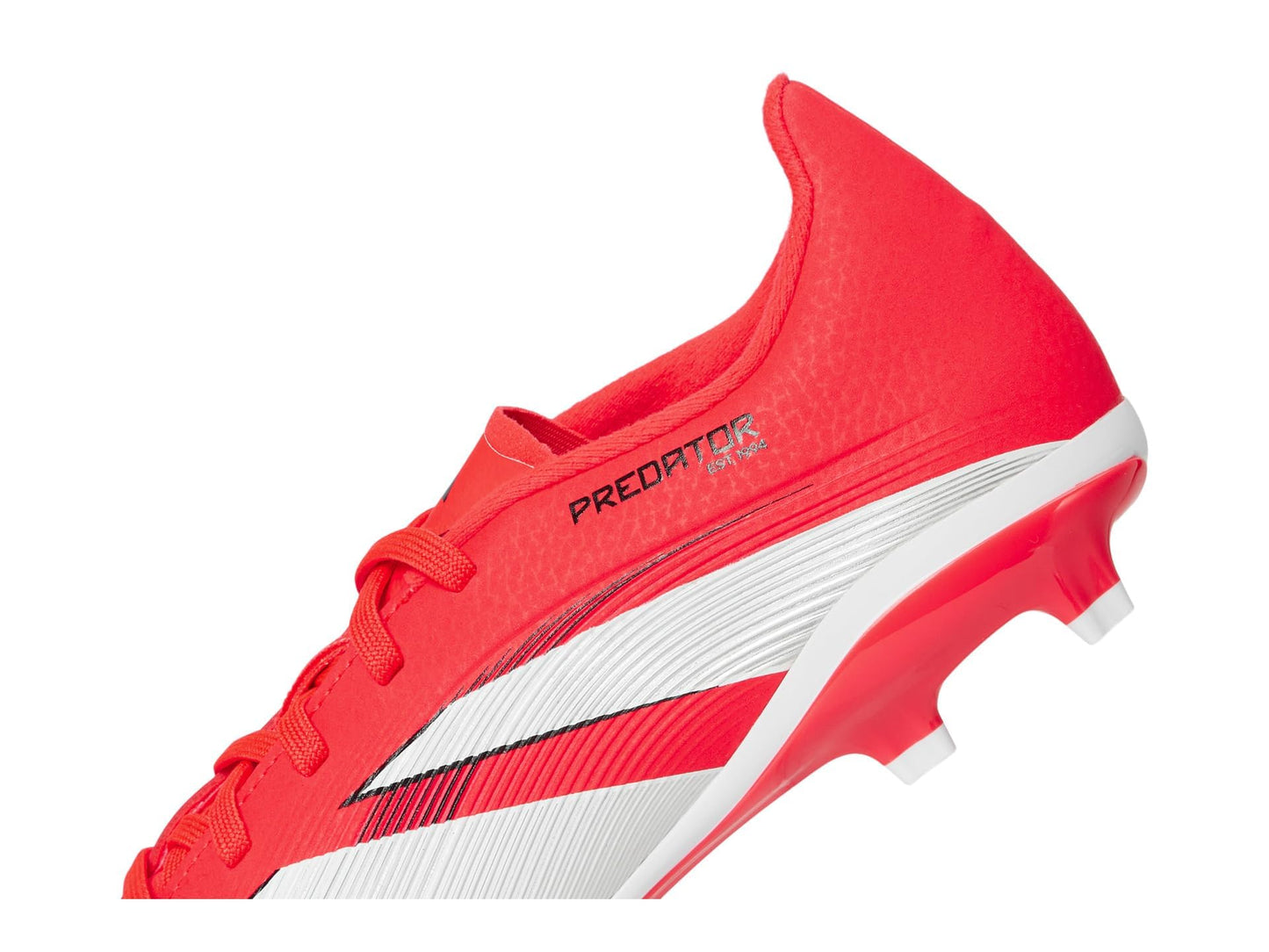 adidas Unisex-Kids League Predator Firm Ground/Multi Ground Soccer,Lucid Red/White/Black,6