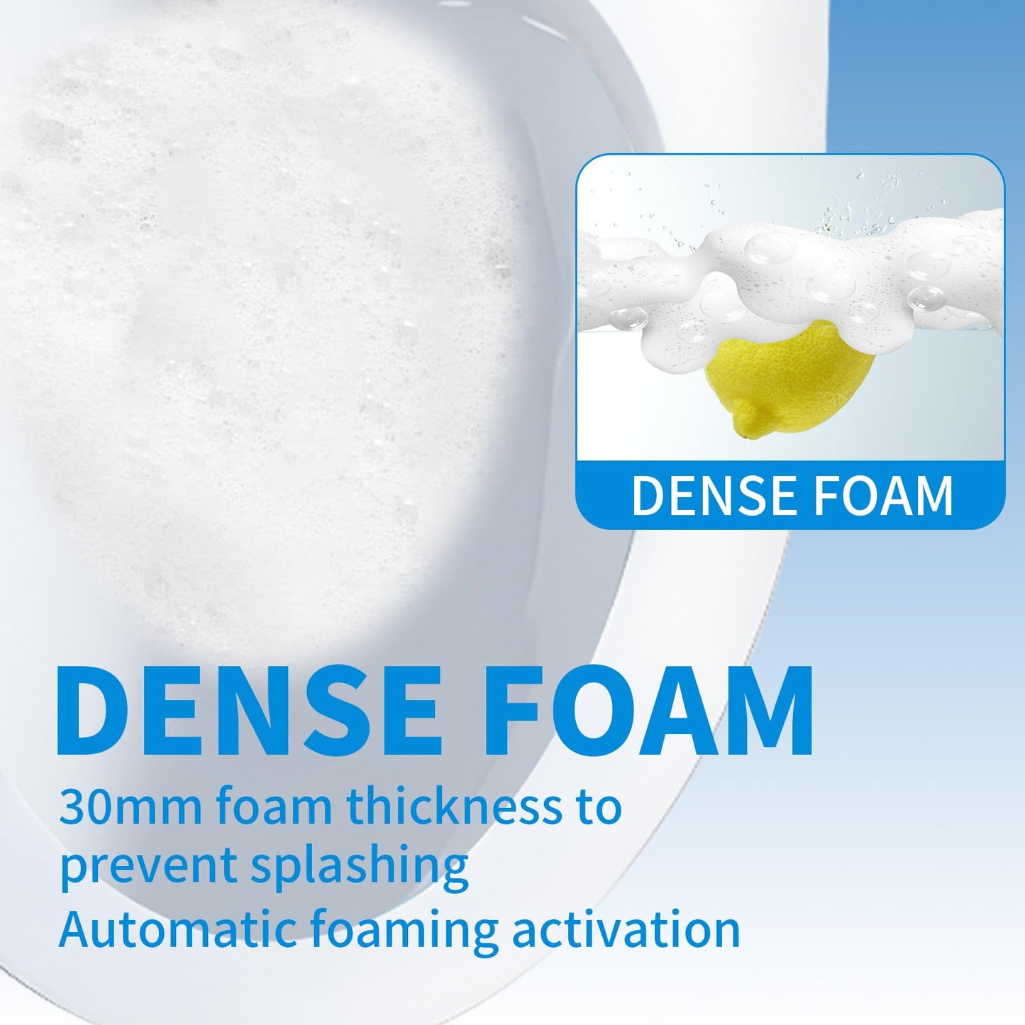 Foam Shield Agent Splash Control For Smart Toilet 480ml 2Pack Foaming Toilet Cleaning Liquid Fresh Comfortable Bathroom