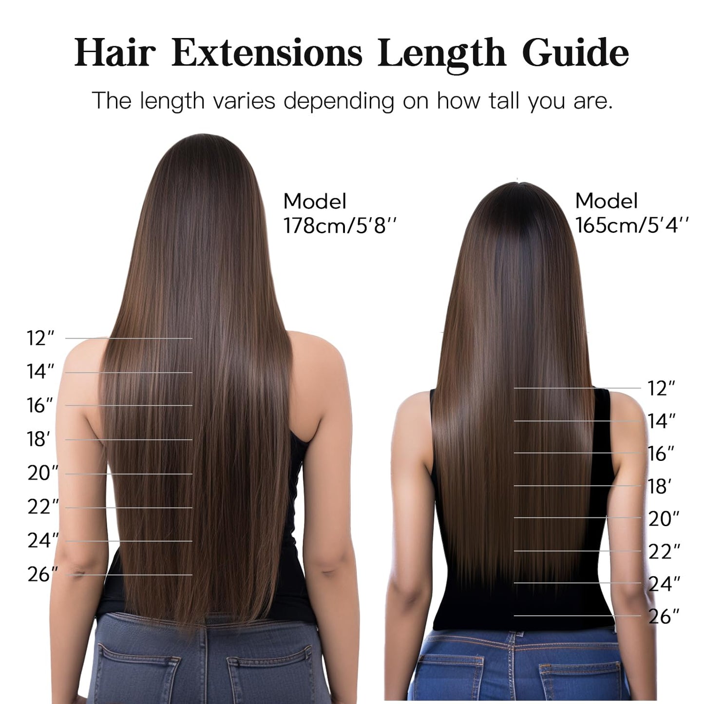 HOTBANANA Human Hair Clip in Hair Extensions, Balayage Chocolate Brown Mixed Caramel Blonde 120g Clip in Hair Extensions Real Human Hair Straight Remy Hair Clip Ins Dark Roots Ombre 22 Inch 7pcs