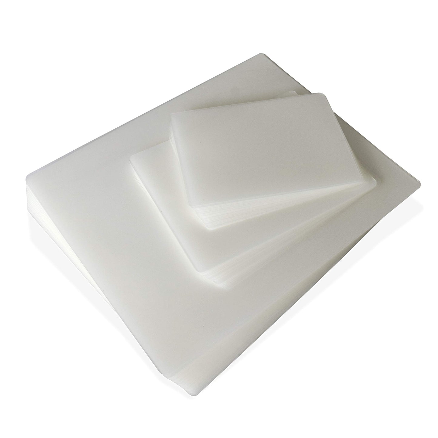Jasel 100-pack Thermal Laminating Pouches, 5 Mil Thickness, Clear, Variety of Sizes for Letter, Photo & More
