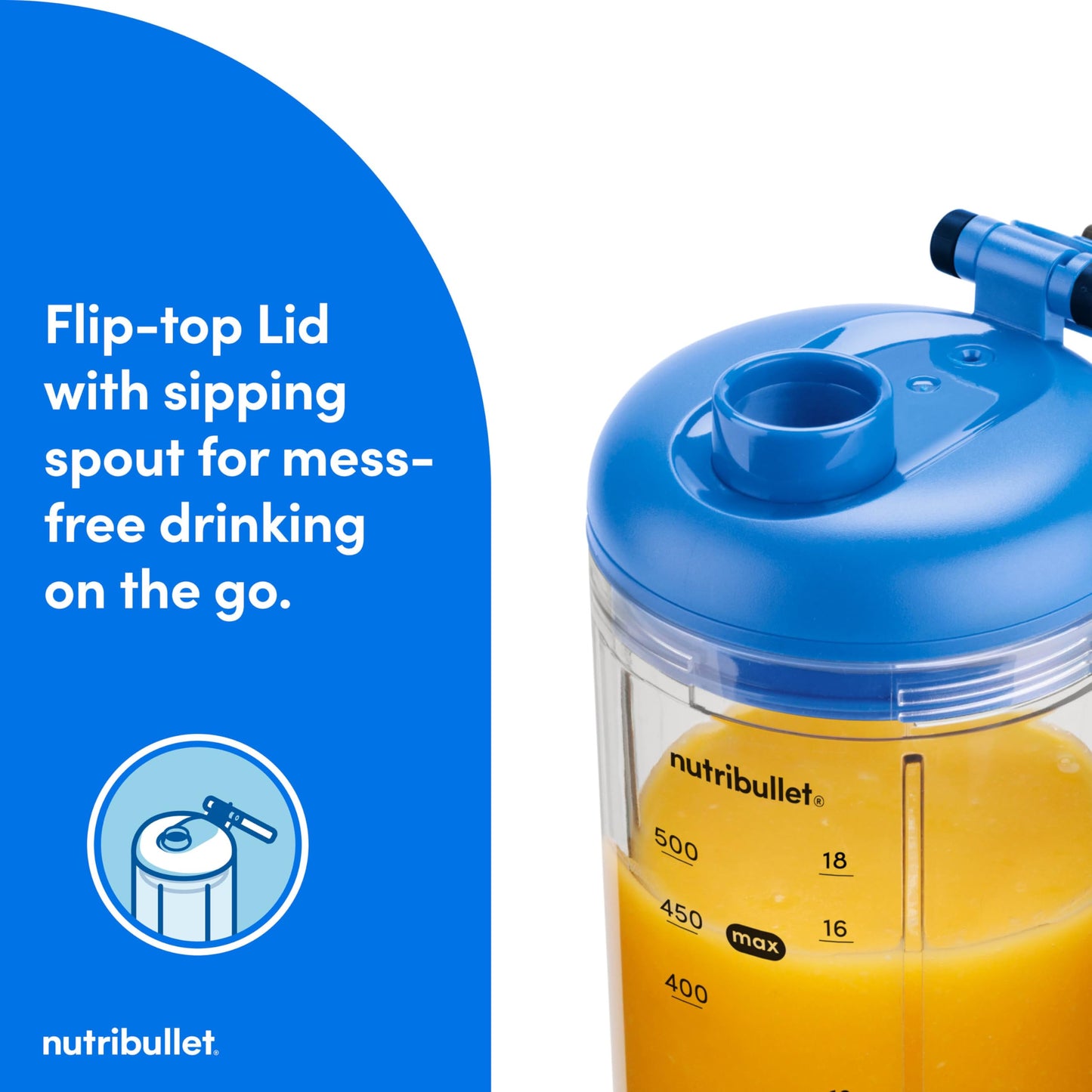nutribullet Flex portable blender NBPB50200BBC, Sapphire Blue