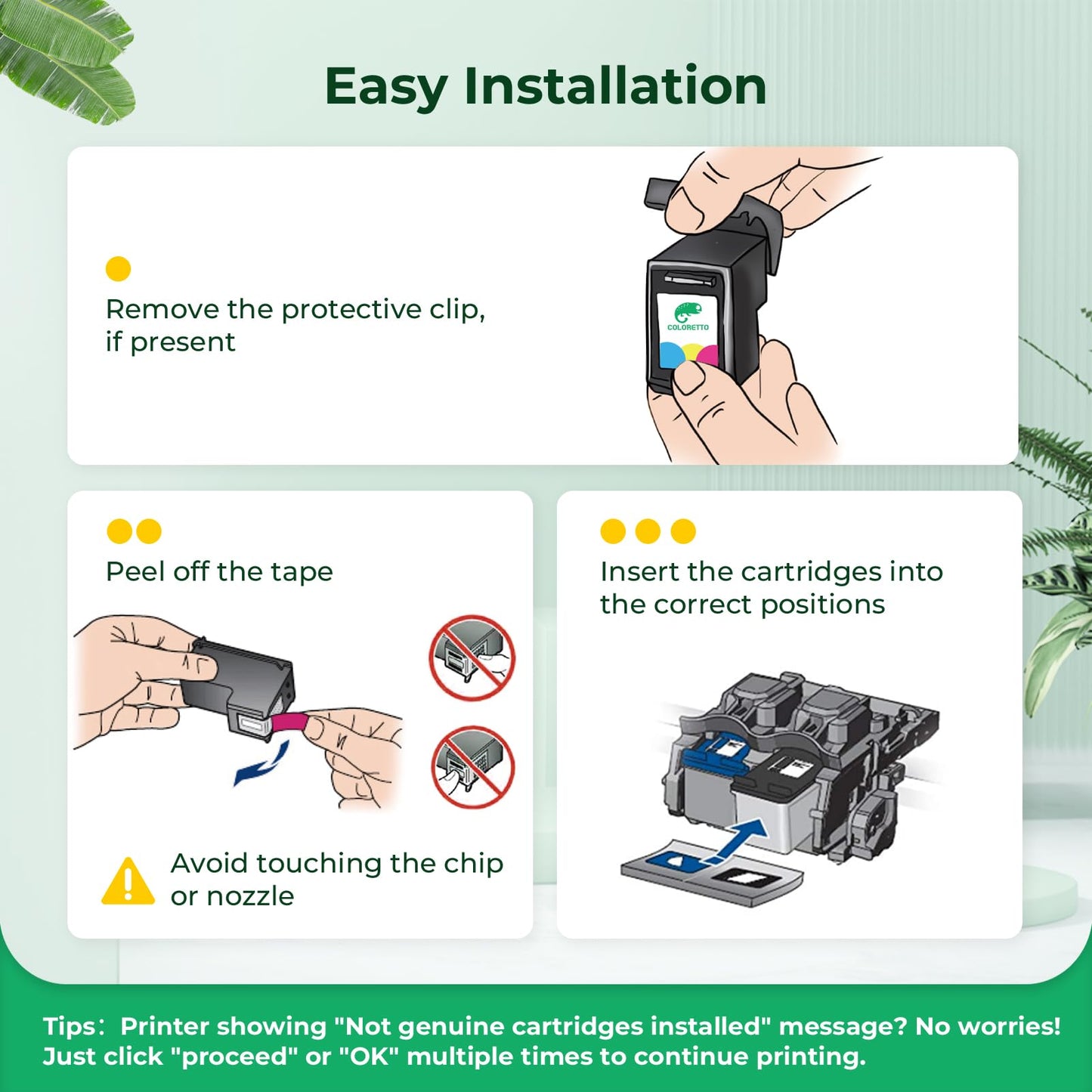 COLORETTO Ink Cartridges 260XL 261XL for Canon TS5320A Ink TS5320 TS5300 TS5300A TS6420 TS6420A TR7020 TR7020A TR7021 TR7021A TR7022 TR7022A TR7000 Printer PG-260 XL CL-261 XL 1 Black 1Color 2-Pack