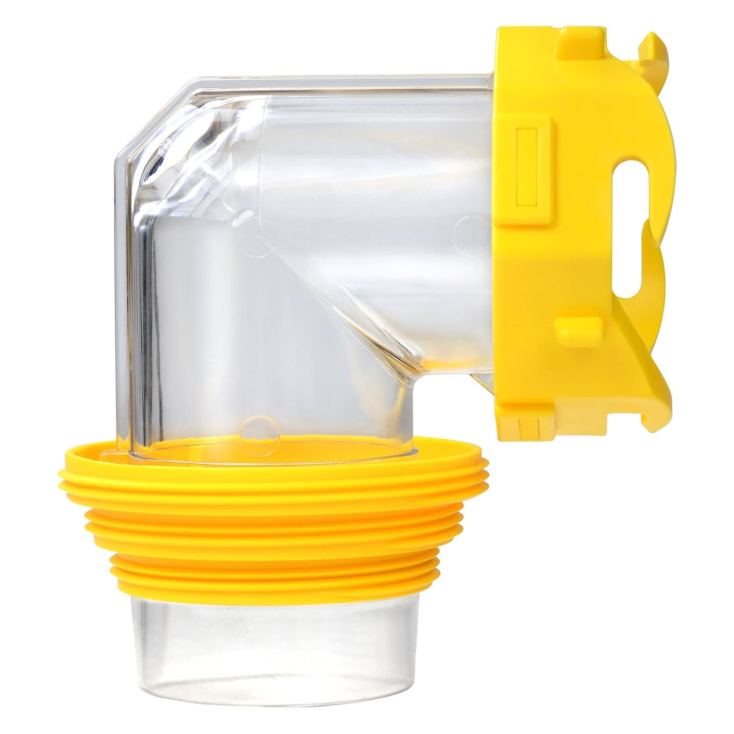 Saturnhose 5 FT RV Sewer Hose Kit Heavy-Duty Sun-Resistant Leak-Proof with 90 Degree Clear View Sewer Adapter Storage Cap