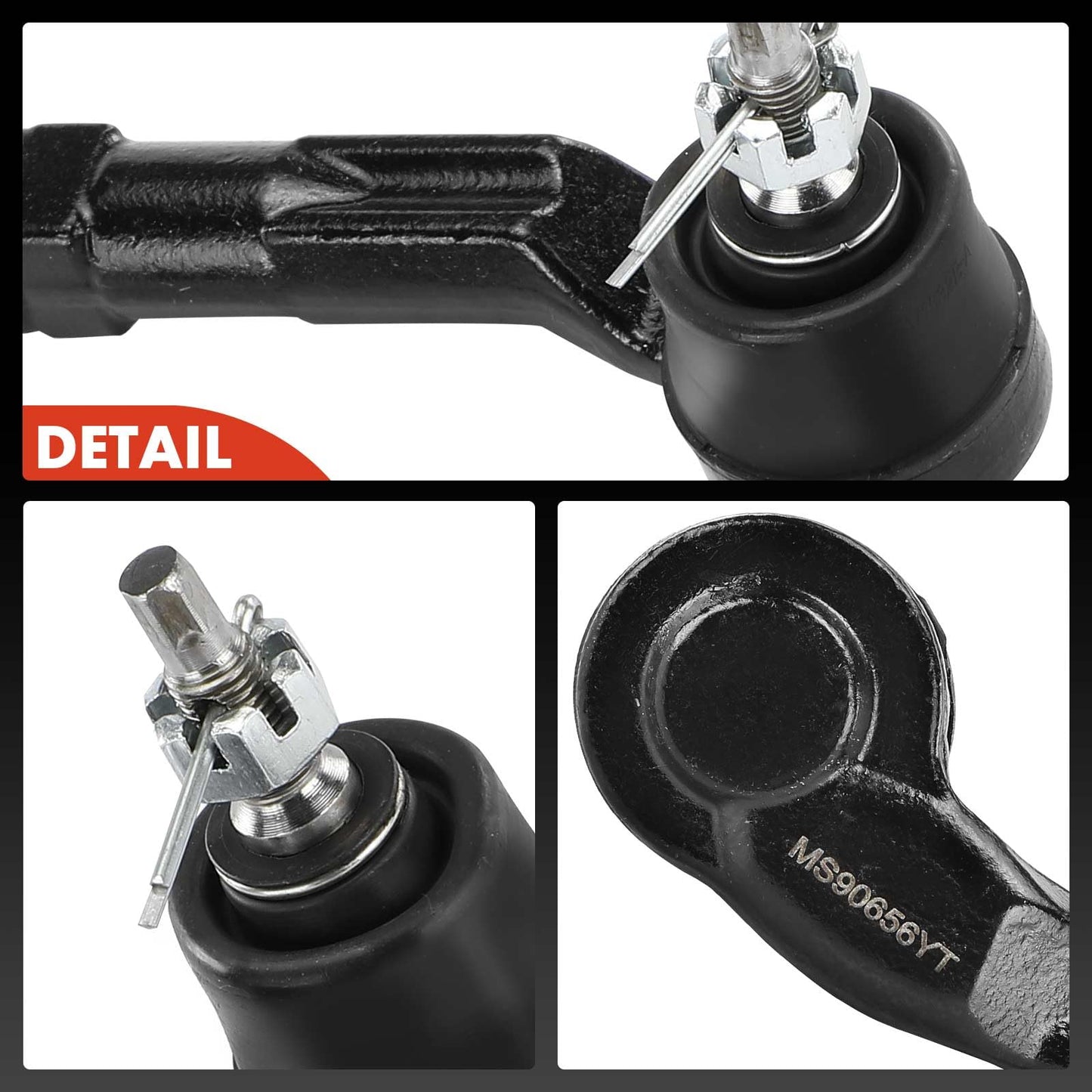 A-Premium 2 x Front Outer Tie Rod Ends Compatible with Hyundai Elantra 2017-2022, Elantra GT 2018-2020, Kona 2018-2023, Venue 2020-2022 & Kia Forte 2019-2023, Forte5 2020-2023