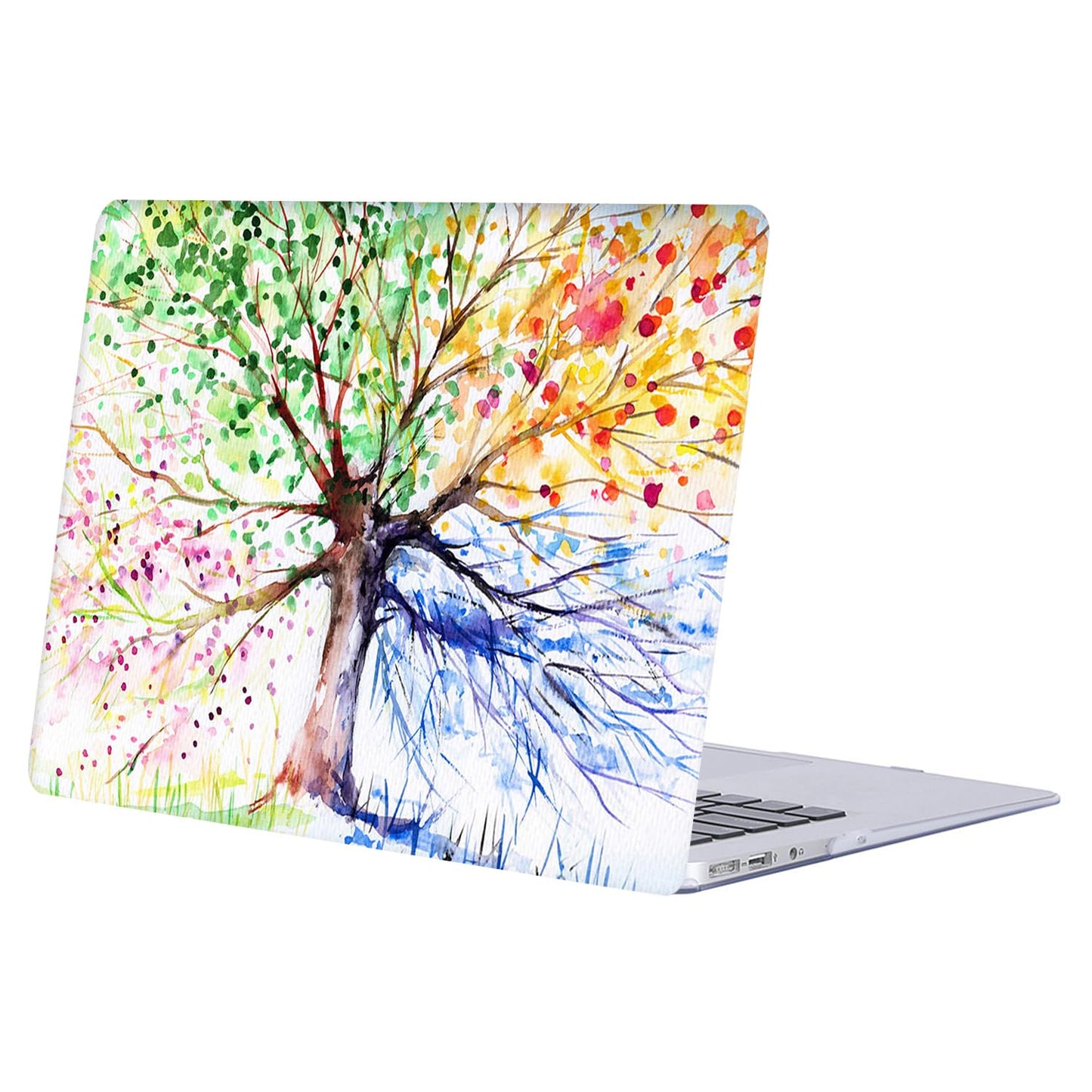 Laptop Case Compatible with MacBook Air 13 Inch Case 2020 2019 2018 Release M1 A2337 A2179 A1932 with Retina Display & Touch ID, Plastic Hard Shell Cover & Keyboard Cover Skin, Colorful Tree