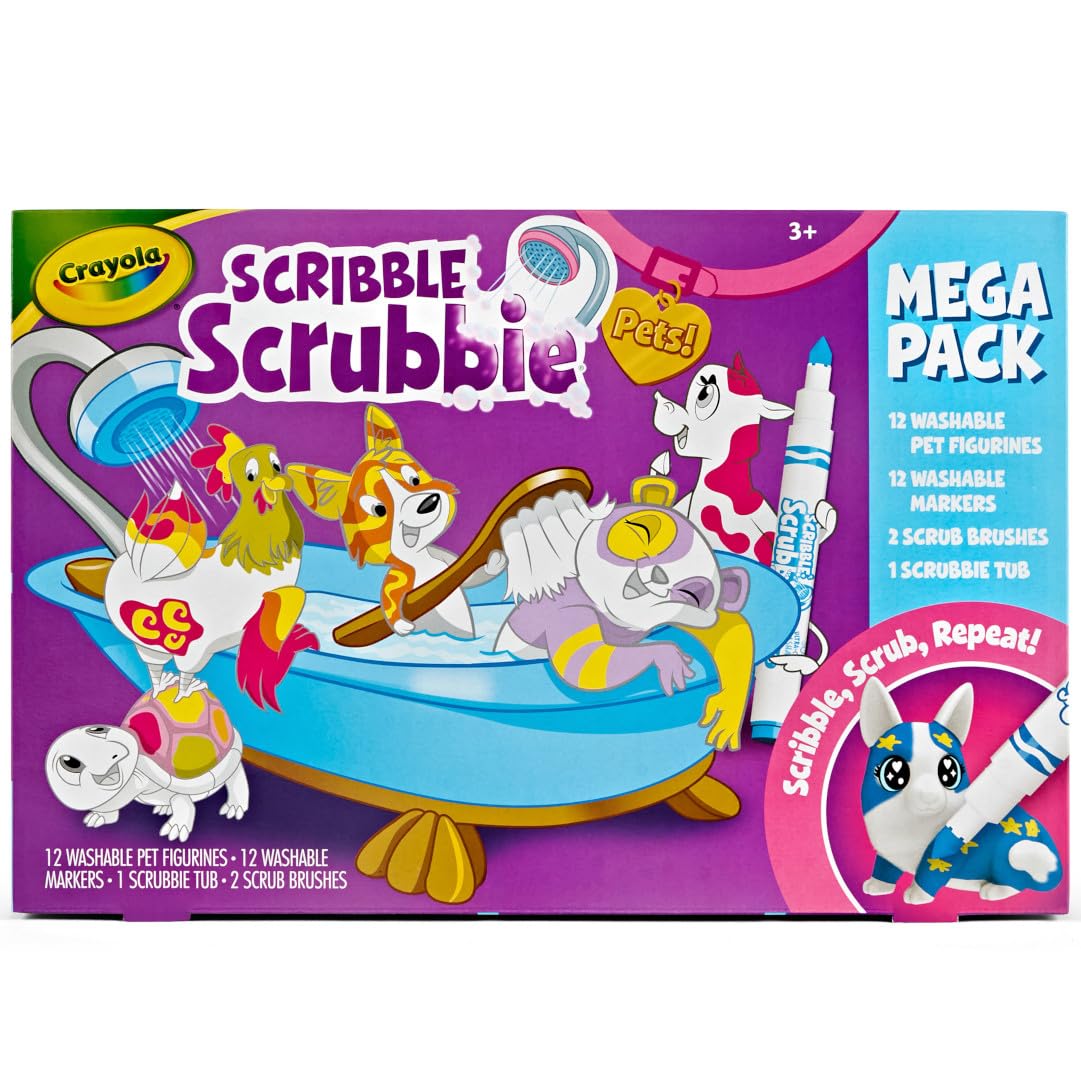 Crayola Scribble Scrubbie Pets Mega Set 2.0