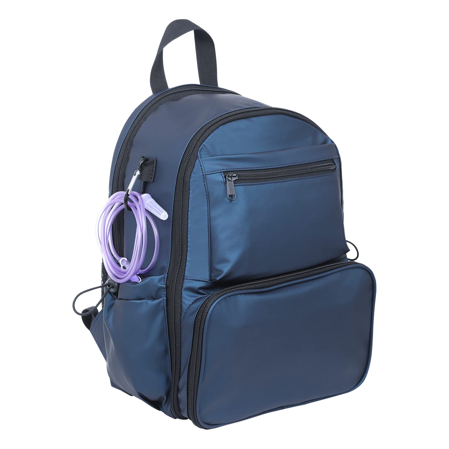 Feeding Tube Backpack for G Tube Gtube Feeding - 13.8" Upgraded Modified Enteral Feeding Pump Backpack for Teenagers/Adults/Blue