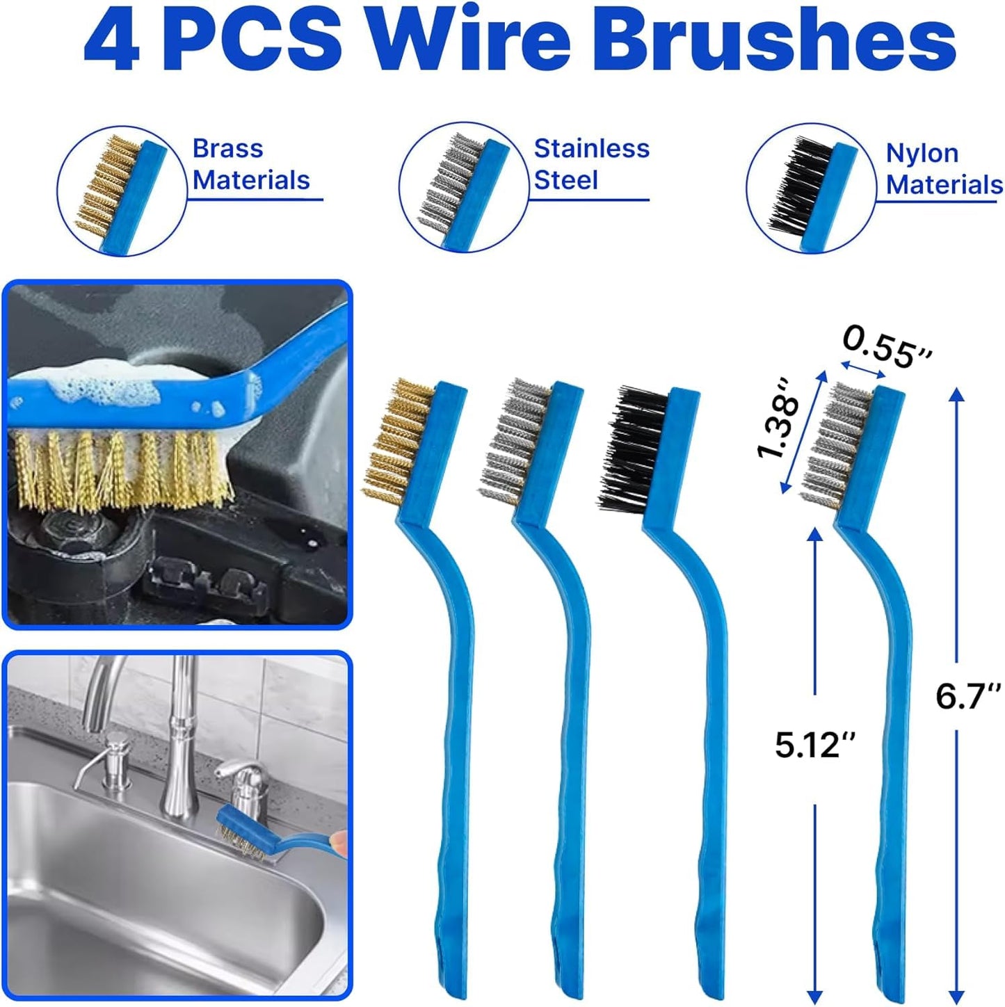 30PCS Car Detailing Kit - Car Cleaning Wash Brush Set, Auto Interior Detailing Washing Brush Kit Tool, Car Cleaning Supplies, Exterior Wheel Drill Brush, Automotive Tools Detailing Brushes