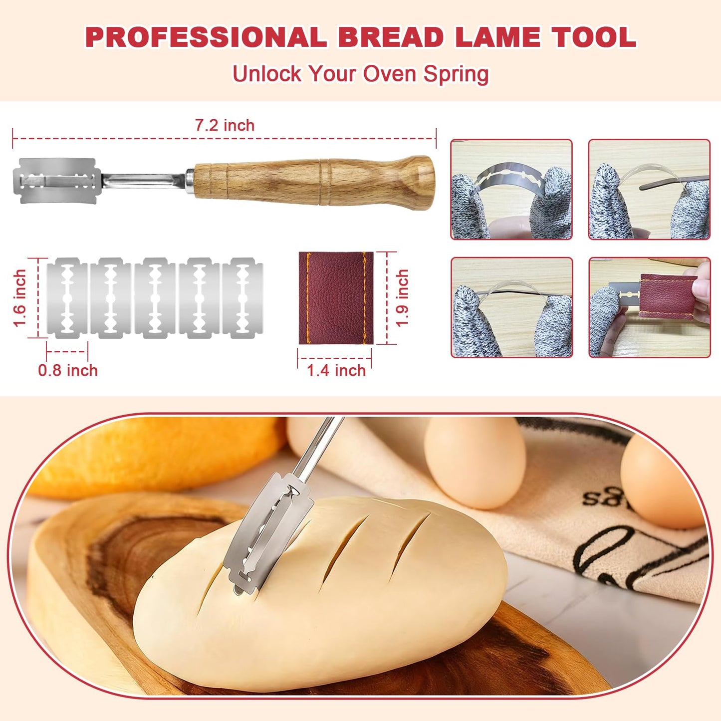 Sourdough Bread Baking Supplies, Sourdough Starter Kit with Cotton Rope Oval & Round Bread Proofing Basket and Sourdough Starter Jar, Artisan Bread Making Kit Ideal Gift for Bakers, Women Wife Mom