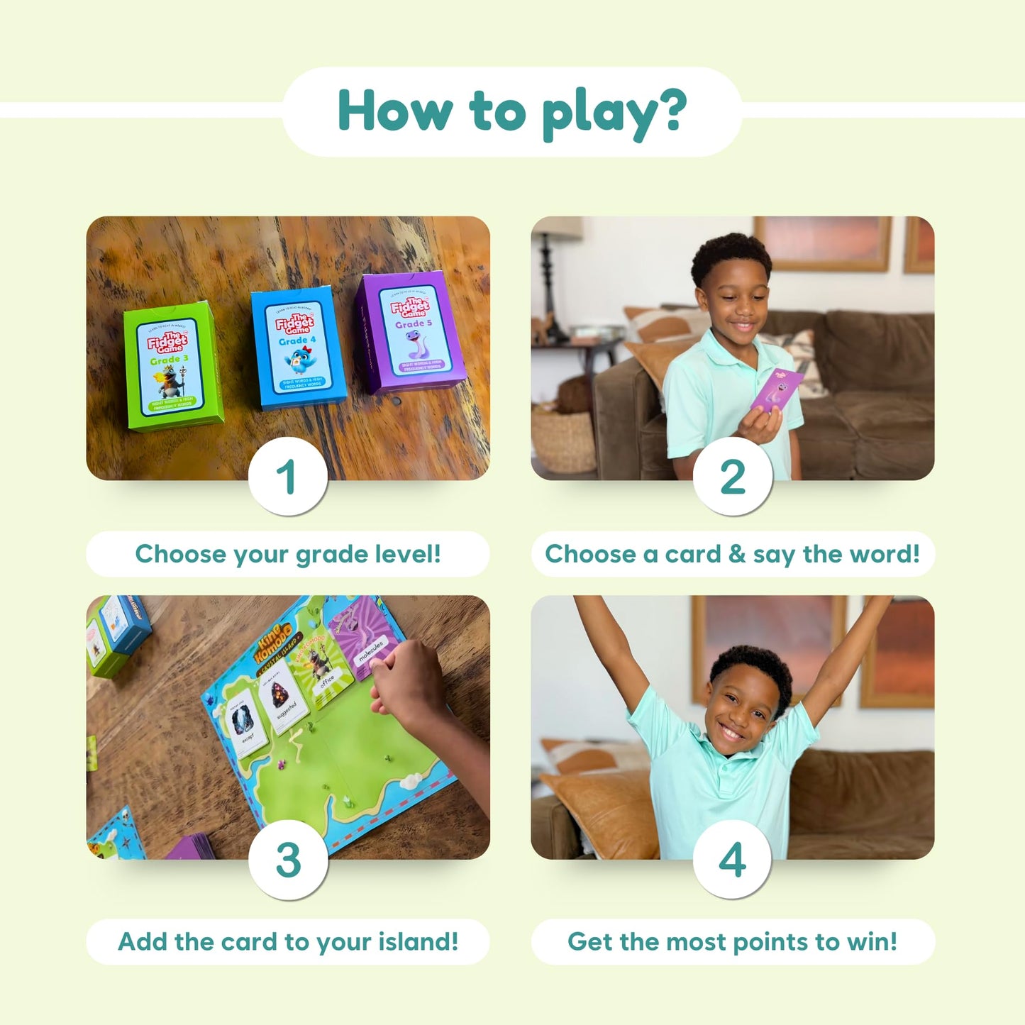 THE Fidget Game King Komodo - Learn to Read in Weeks, Master 300 Fry High-Frequency Words. Curriculum-Appropriate Sight Words Reading Games for Grades 3 to 5. for Children Ages 8 to 11 Years