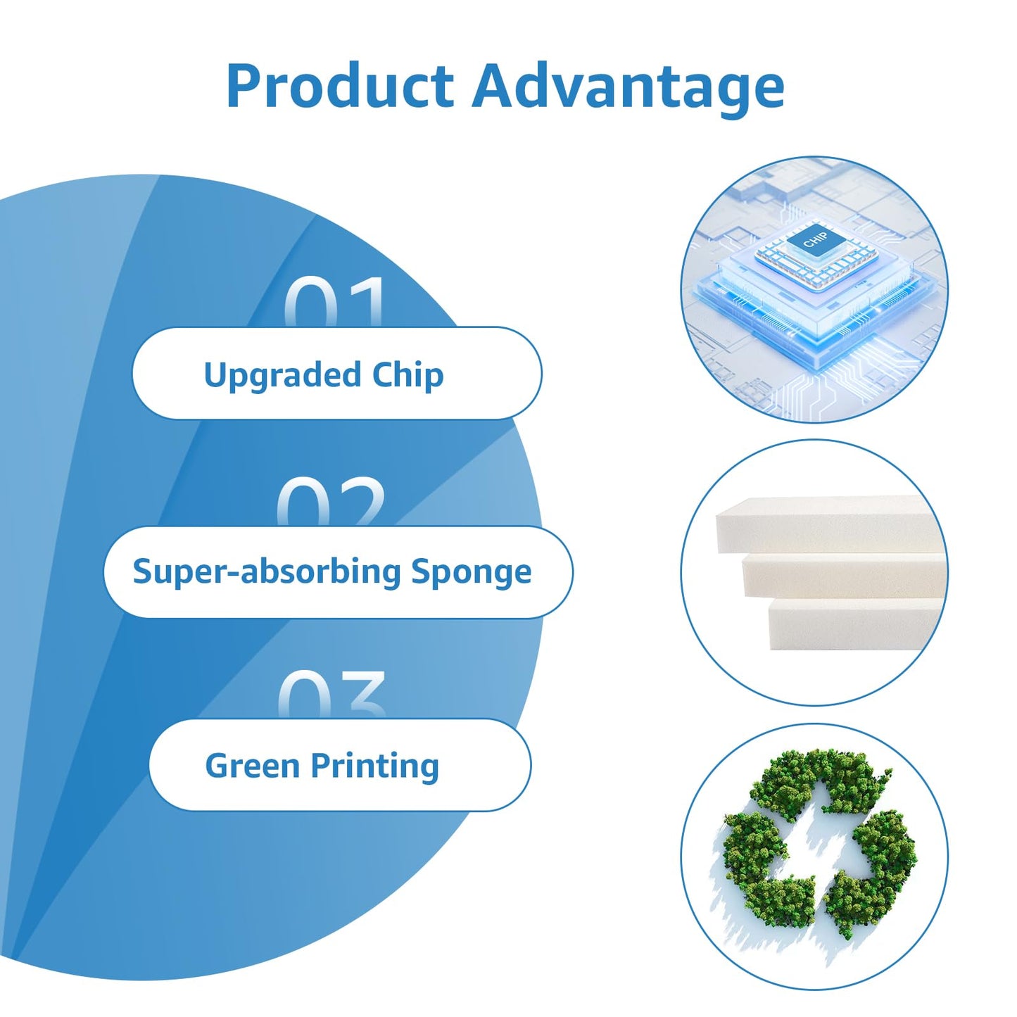 Yongairuink T2950 T295000 Maintenance Box Replacement for 2950 Work for Workforce WF-100 WF-110 WF-100W EC-C110 Wireless Mobile Inkjet Printers, C13T295000 PXMB5 Ink Waste Tank (8-Packs)