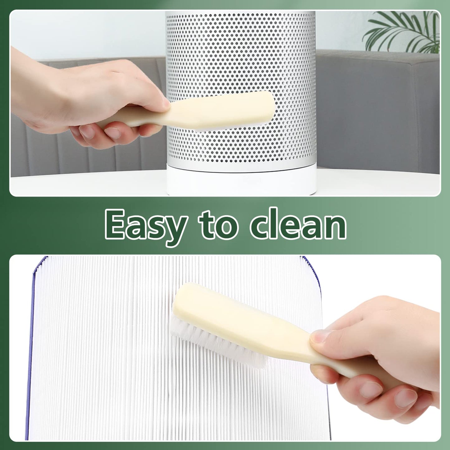 360° Combi Glass 2-IN-1 HEPA+Carbon Replacement Filter Compatible with Dyson TP06 HP06 PH02 PH01 PH03 PH04 HP09 TP09 HP07 TP07 TP10 HP10 Air Purifier Pure Cool Hot Humidify Fan
