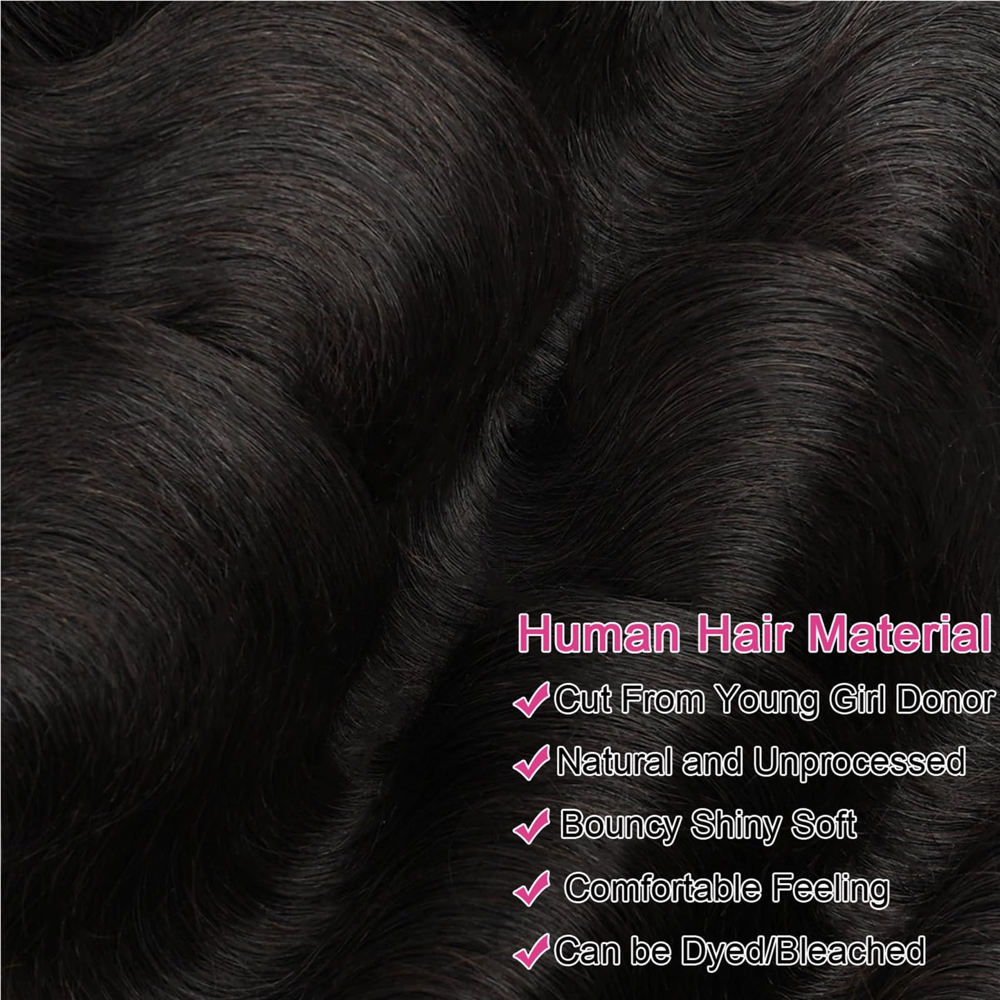 12A Body Wave Bundles Human Hair 16 18 20 Inch 100% Unprocessed Raw Vietnamese Human Hair 3 Bundles Body Weave Remy Virgin Hair Natural Black Color For Black Women