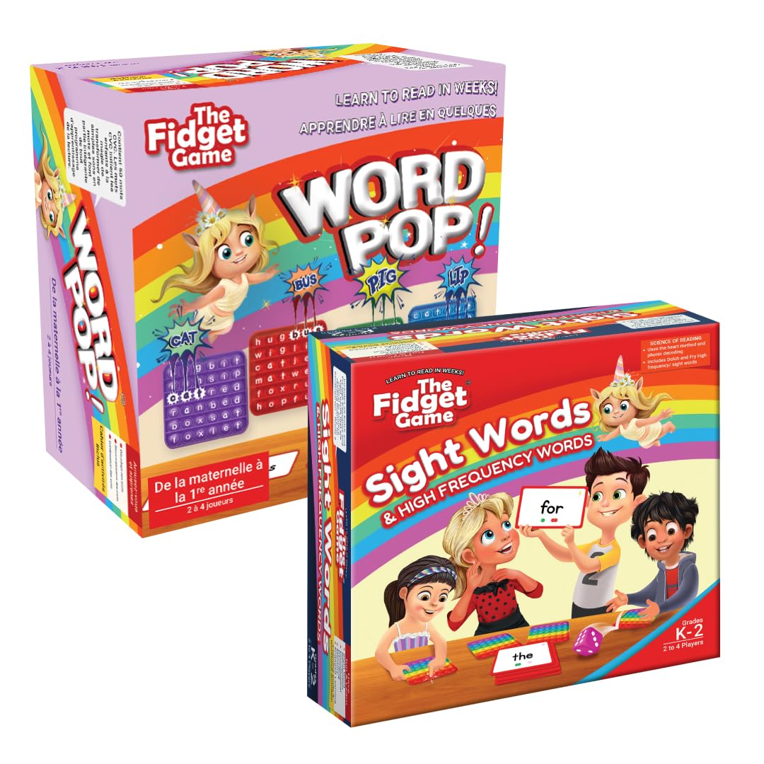 The Fidget Game Word Pop Variation Family (Ultimate Reading Bundle)
