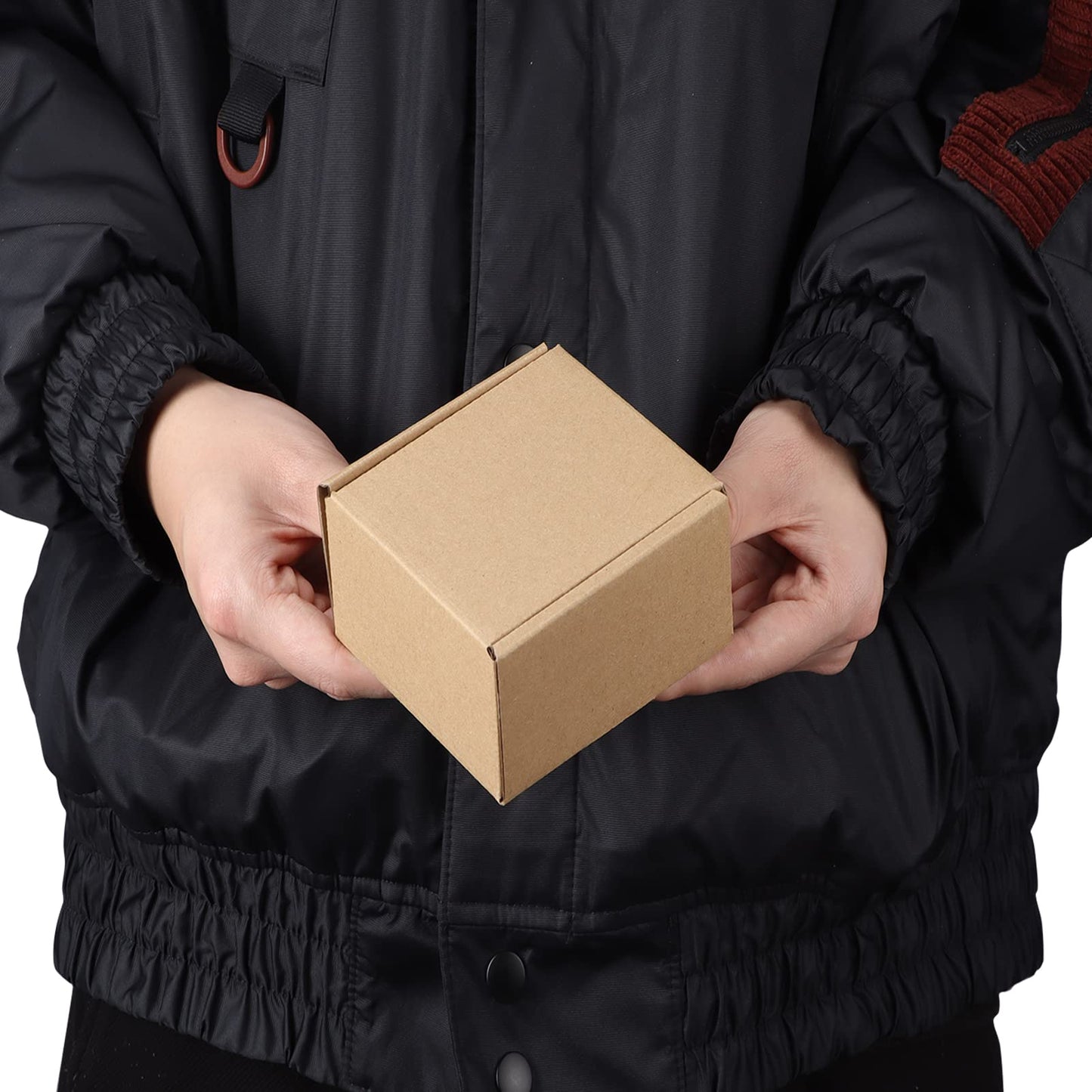 PHAREGE 4x4x2 inch Shipping Boxes 50 Pack, Brown Cardboard Gift Boxes with Lids for Wrapping Giving Women Men Presents, Small Corrugated Mailer Boxes for Packaging Mailing Small Business