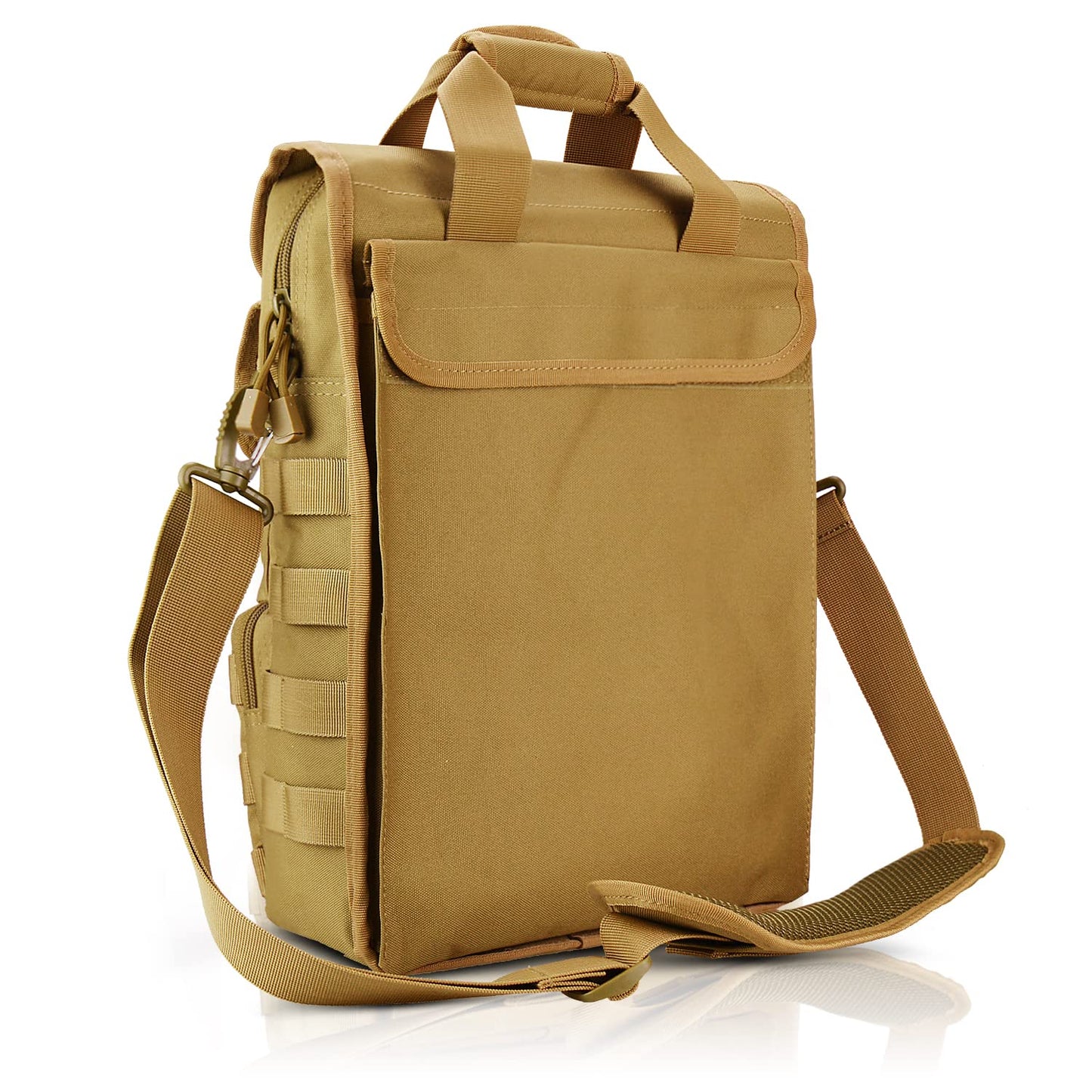 Tactical Briefcase Military Laptop Messenger Bag Computer Shoulder Bag Engineers Men Handbags Heavy Duty with Shoulder Strap, Multiple Pouches & Compartments