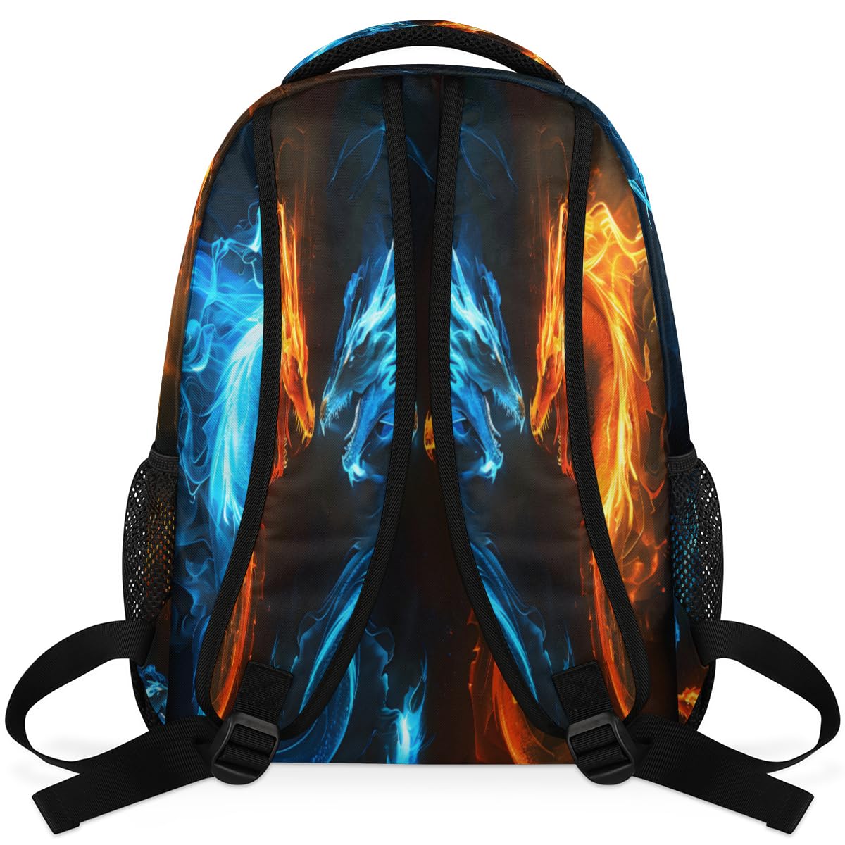 Pardick Backpacks Boys Girls, Lightweight School Backpack Laptop College Bookbag, A:abstract Dragon, 16 Inch, Modern
