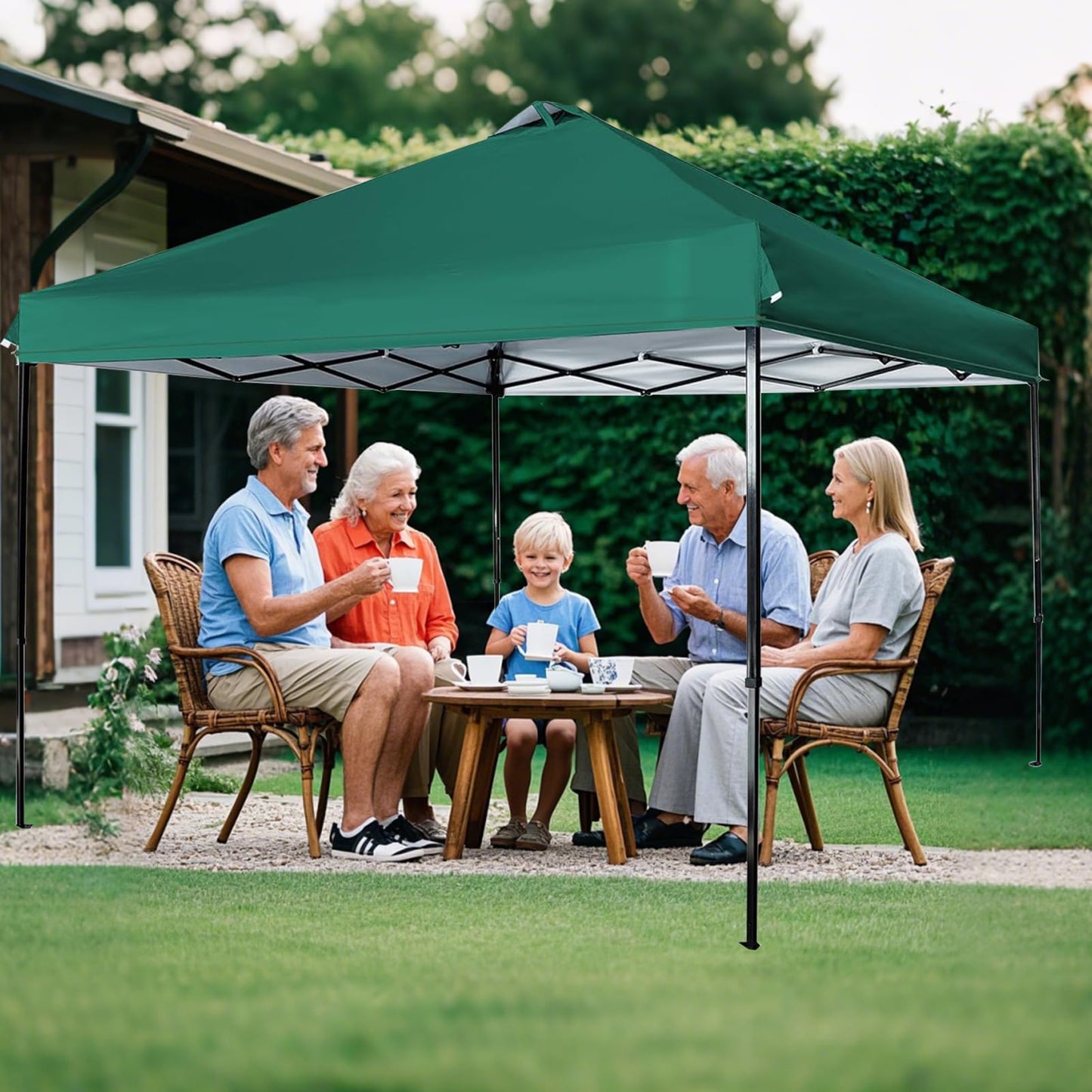 10x10 Canopy Replacement Top, Waterproof Pop Up Canopy Tent Top Cover for Straight Leg Frame, Canopy Top Sunshade Coated for Outdoor Garden Gazebos Patio Camping