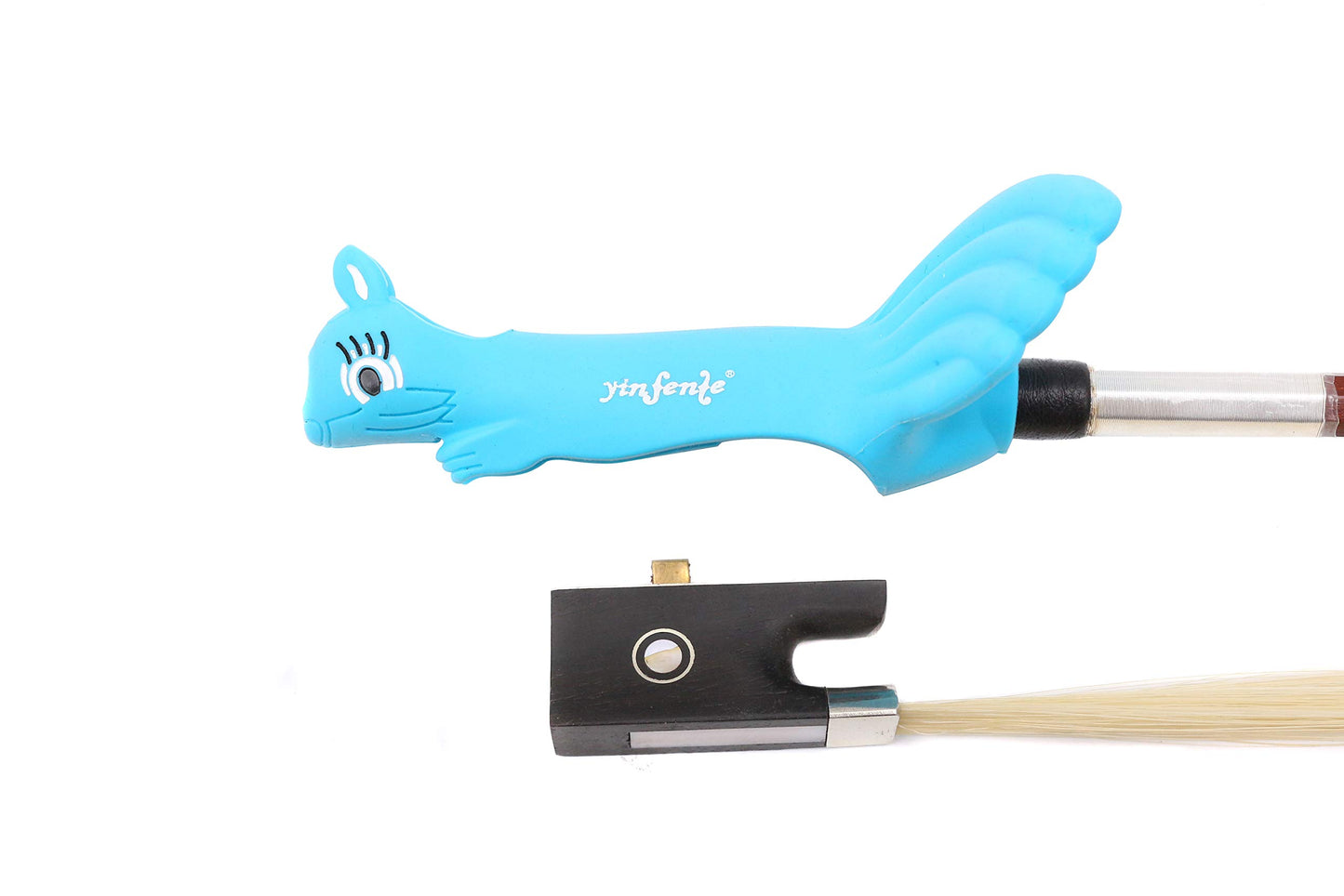 Yinfente 1pcs Hold Violin Bow Holder Hold Violin/Viola Bow Teaching Aid Violin Bow Grip Learn Violin Beginner Corrector Bow Straightener Soft protect finger