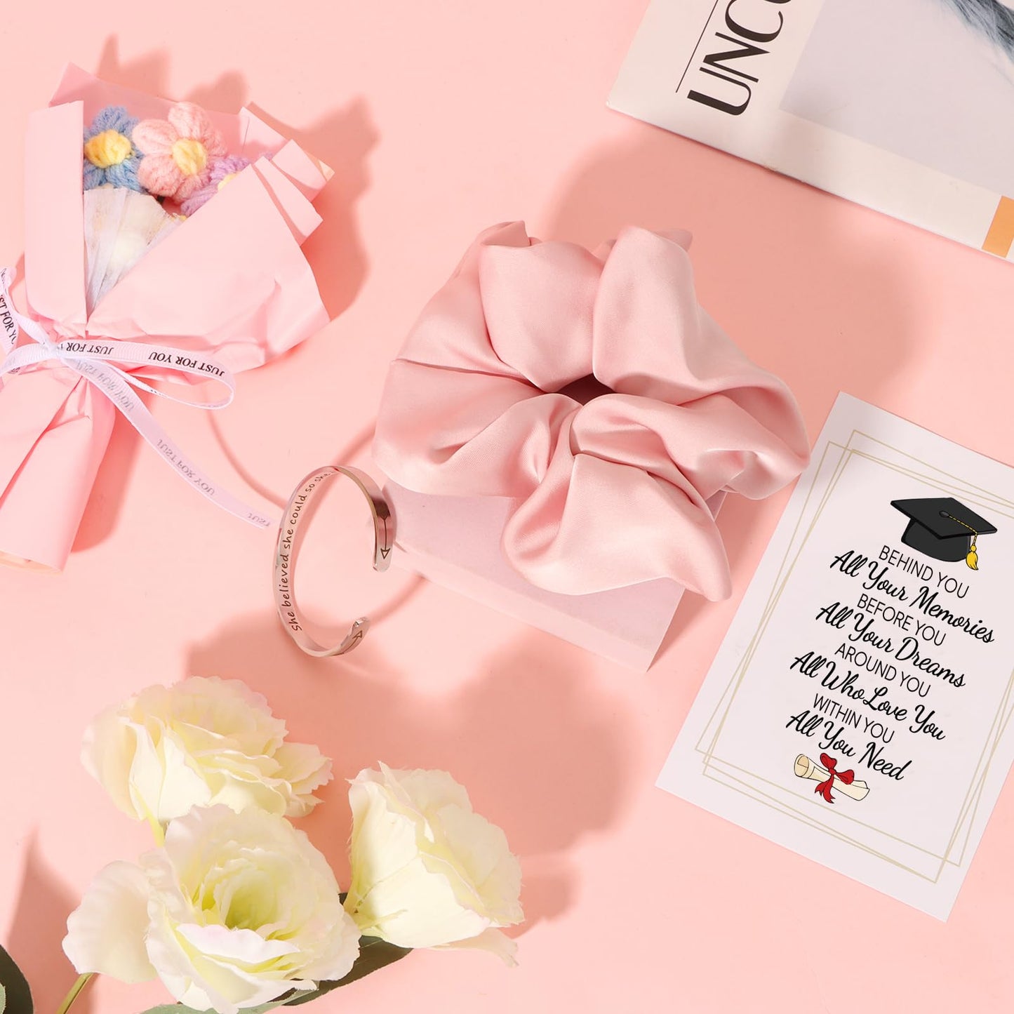 2026 Graduation Gifts for Her, Graduation Gift Basket Set for College, High School Class of 2026 Graduation Gift Box for Women Daughter, Sister, Friend