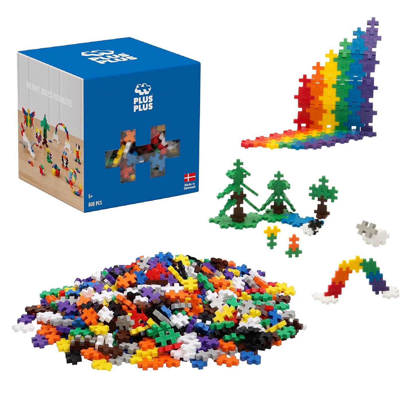 Plus-Plus 03310 600 Piece Basic Toy Set