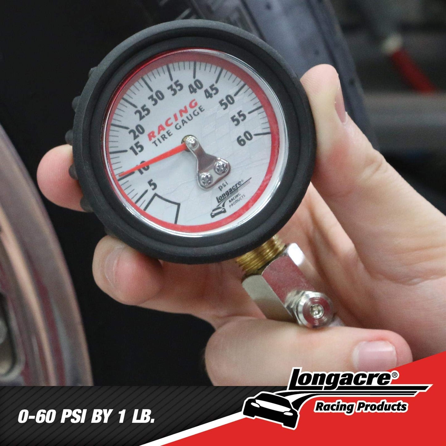 Longacre 50417 (0-60 PSI) Tire Pressure Gauge