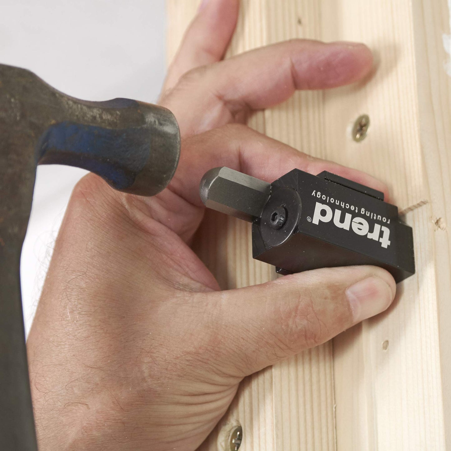 Trend Hinge Recess Squaring Corner Chisel, Quickly Square Up Rounded Corners, C/Chisel