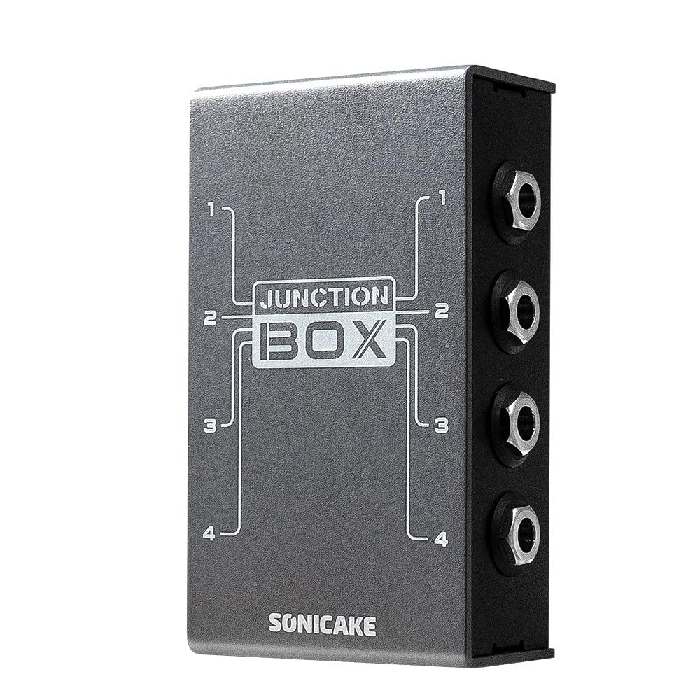 SONICAKE TRS Stereo 4 Channels Organisation Line Guitar Bass Effects Pedal Junction Box