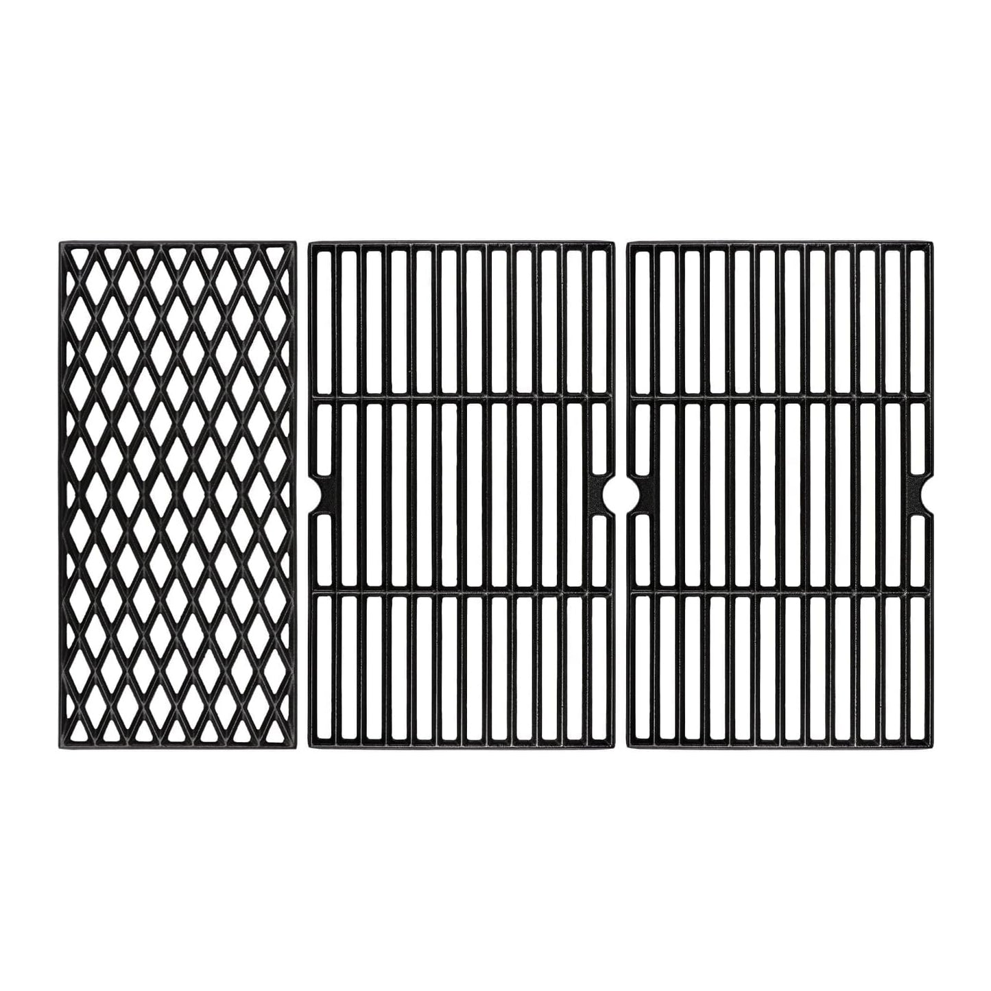 Hisencn Grill Cooking Grates for Dyna Glo DGH474CRP DGH483CRP DGF493BNP DGB494SPB DGF493PNP-D DGB495SDP DGB495SDP-D DGB493SPB DGB463CNP 70-01-911 70-02-656 Cast Iron Replacement Grid Parts 3 Pack